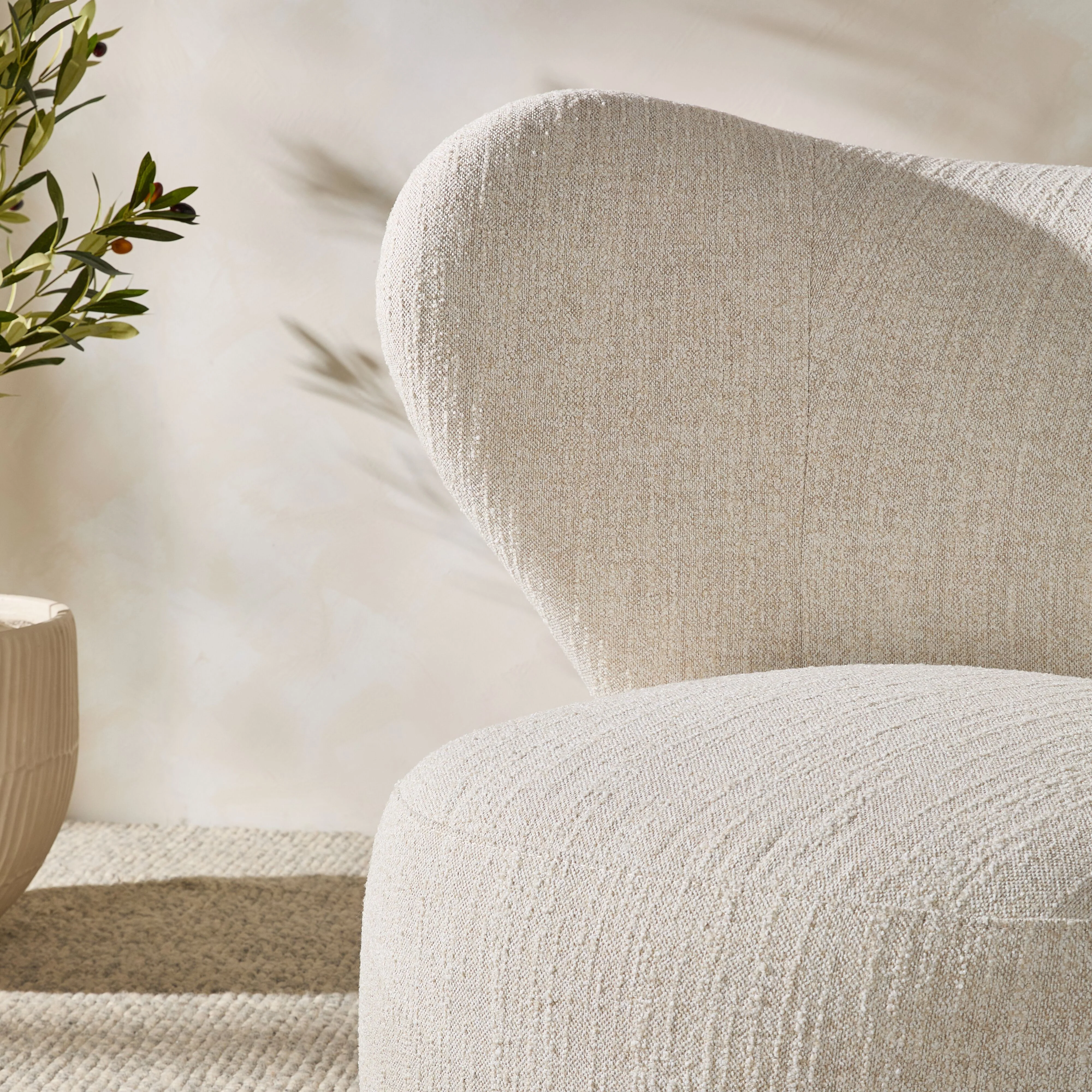 Hana Occasional Chair Ivory Weave - Image 9