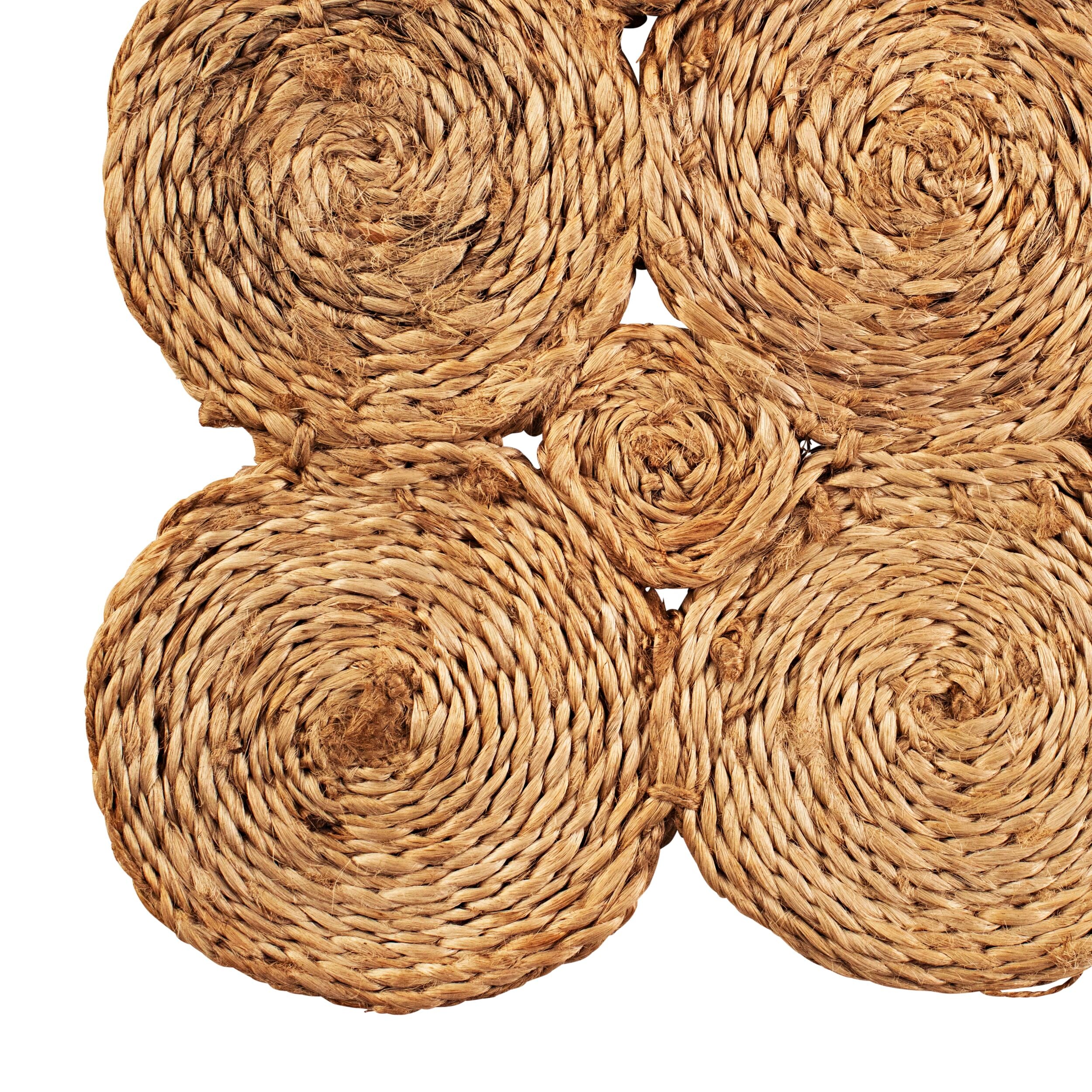 Hand-spun Jute Braided Natural Table Runner 90x30cm - Image 2