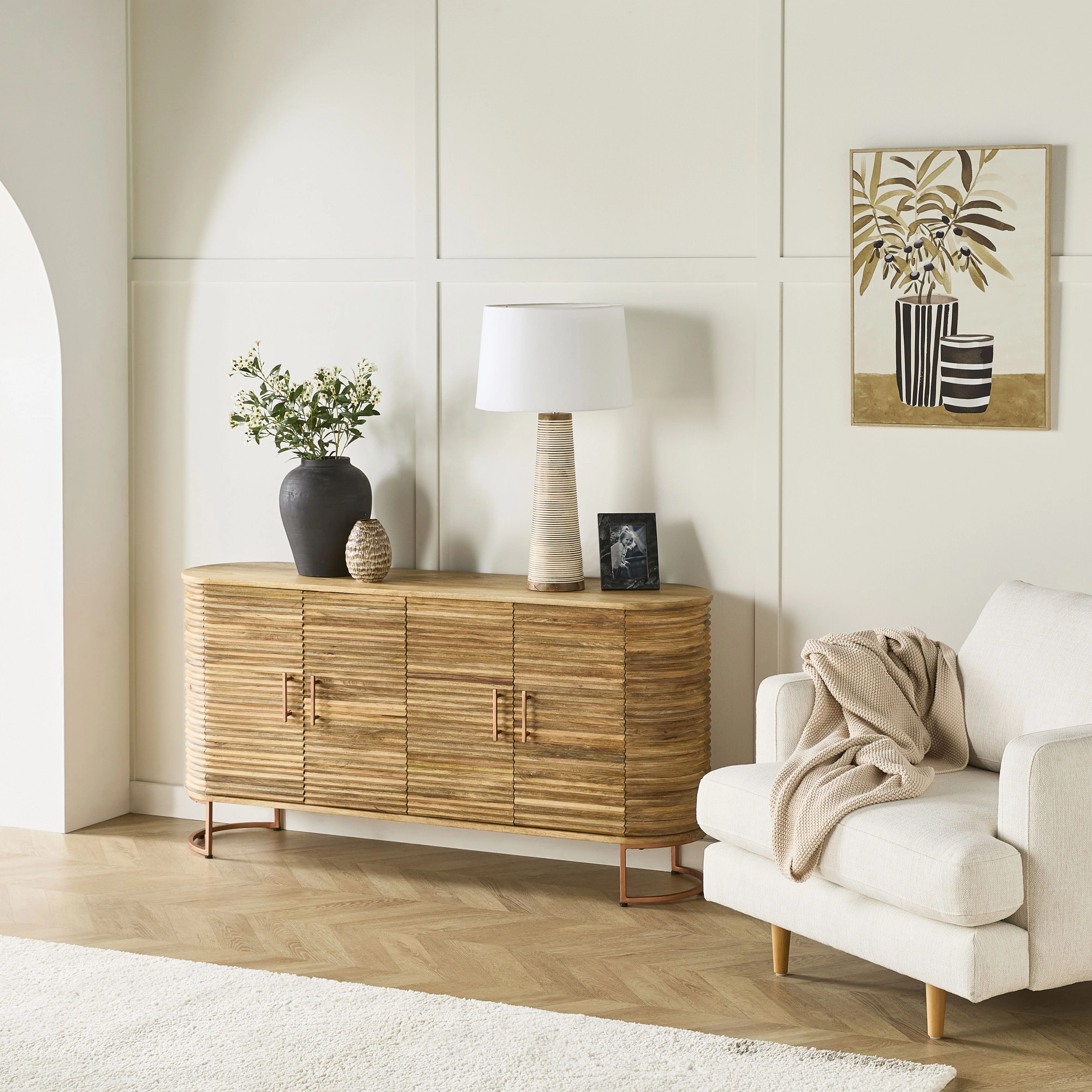 Hannah 4 Door Sideboard - Image 10