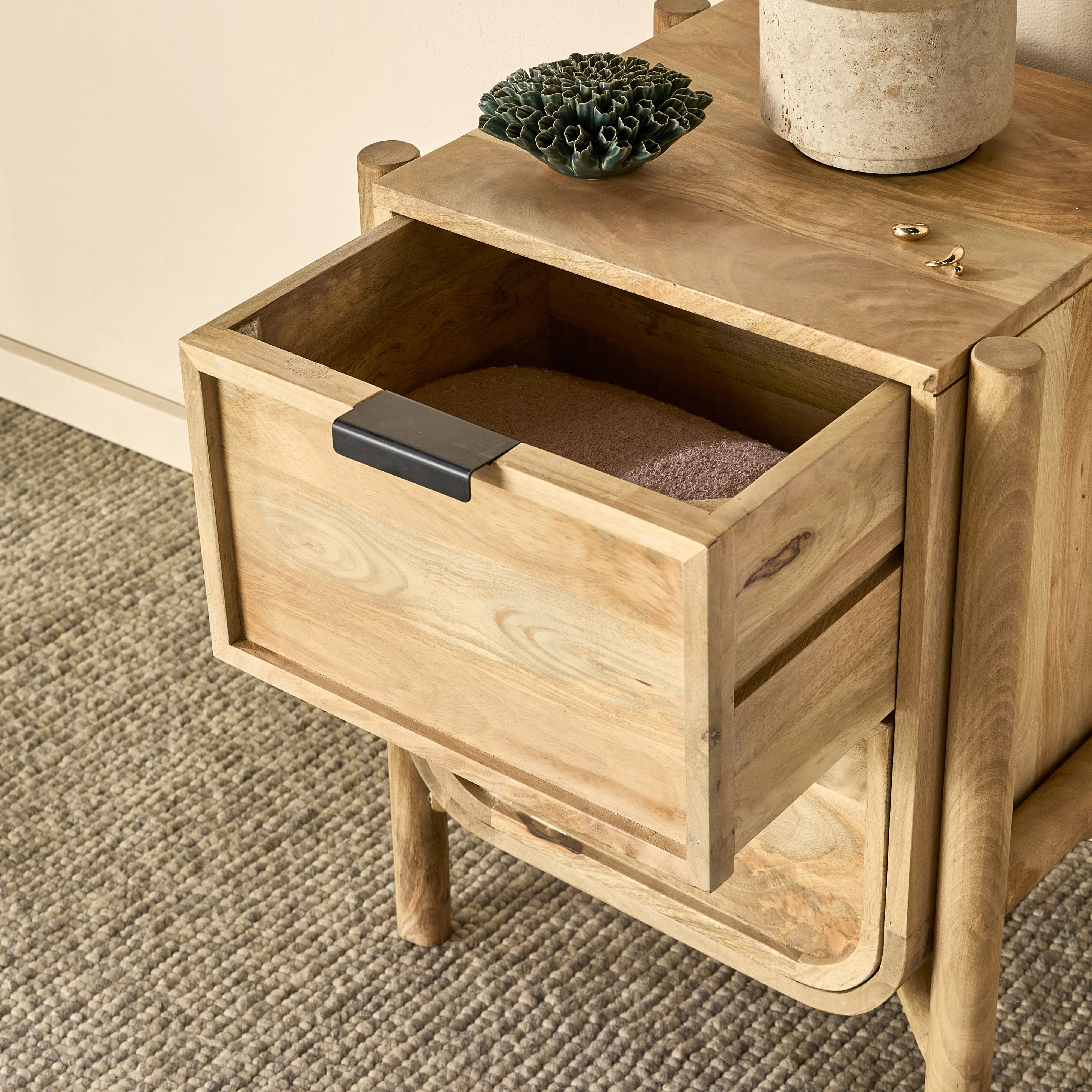 Harden 2 Drawer Bedside Table - Image 9