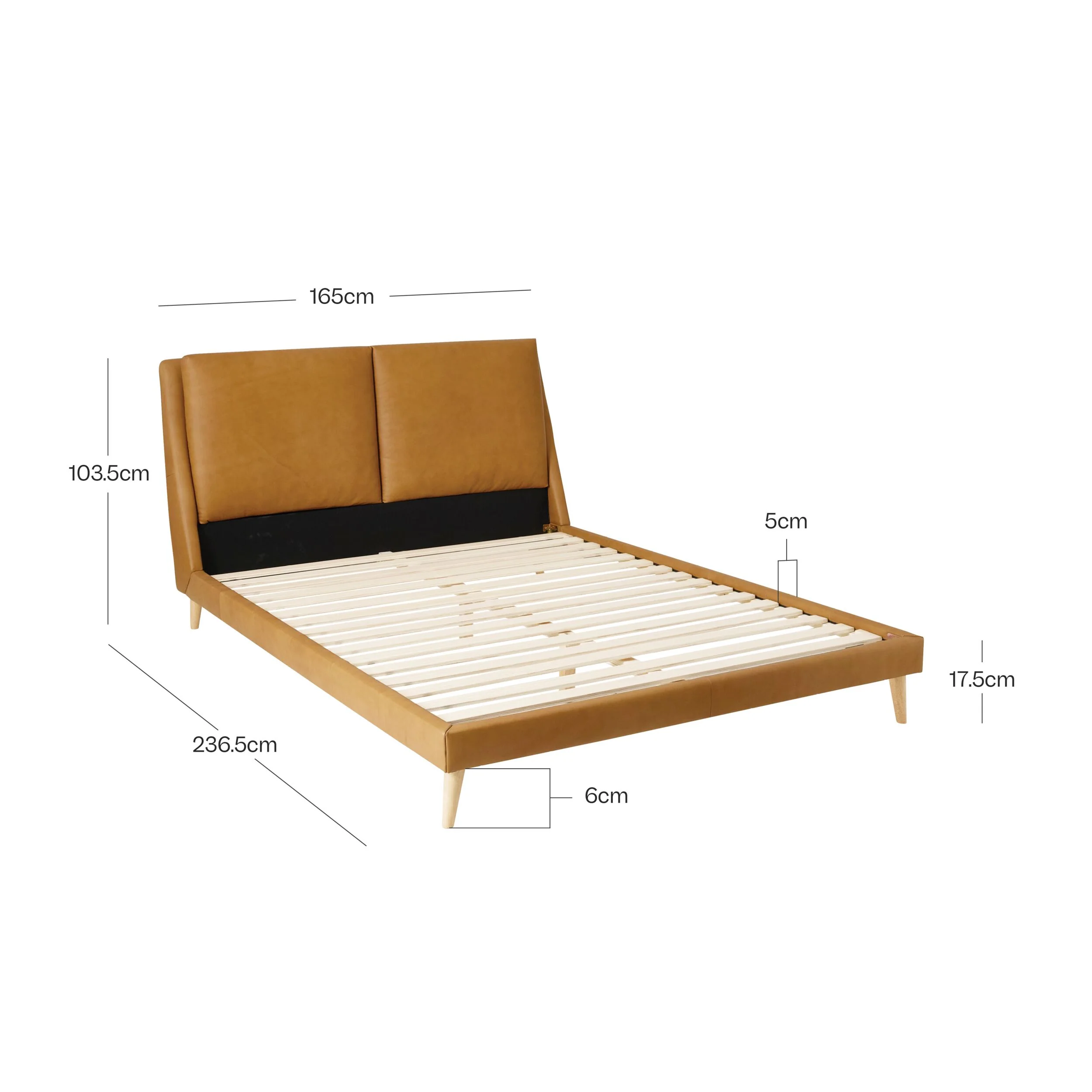 Harlem Leather Queen Bed - Image 4