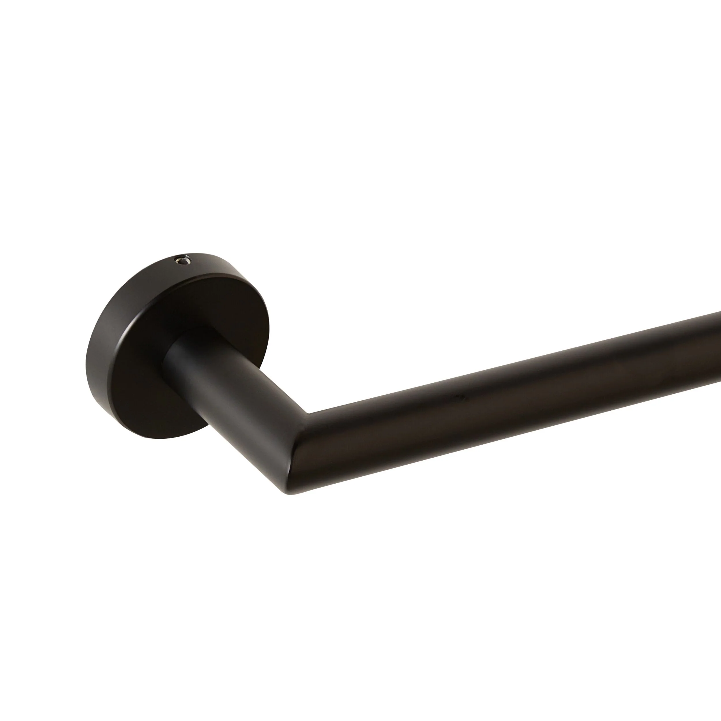 Harper Single Towel Rail 75cm Matt Black - Image 2