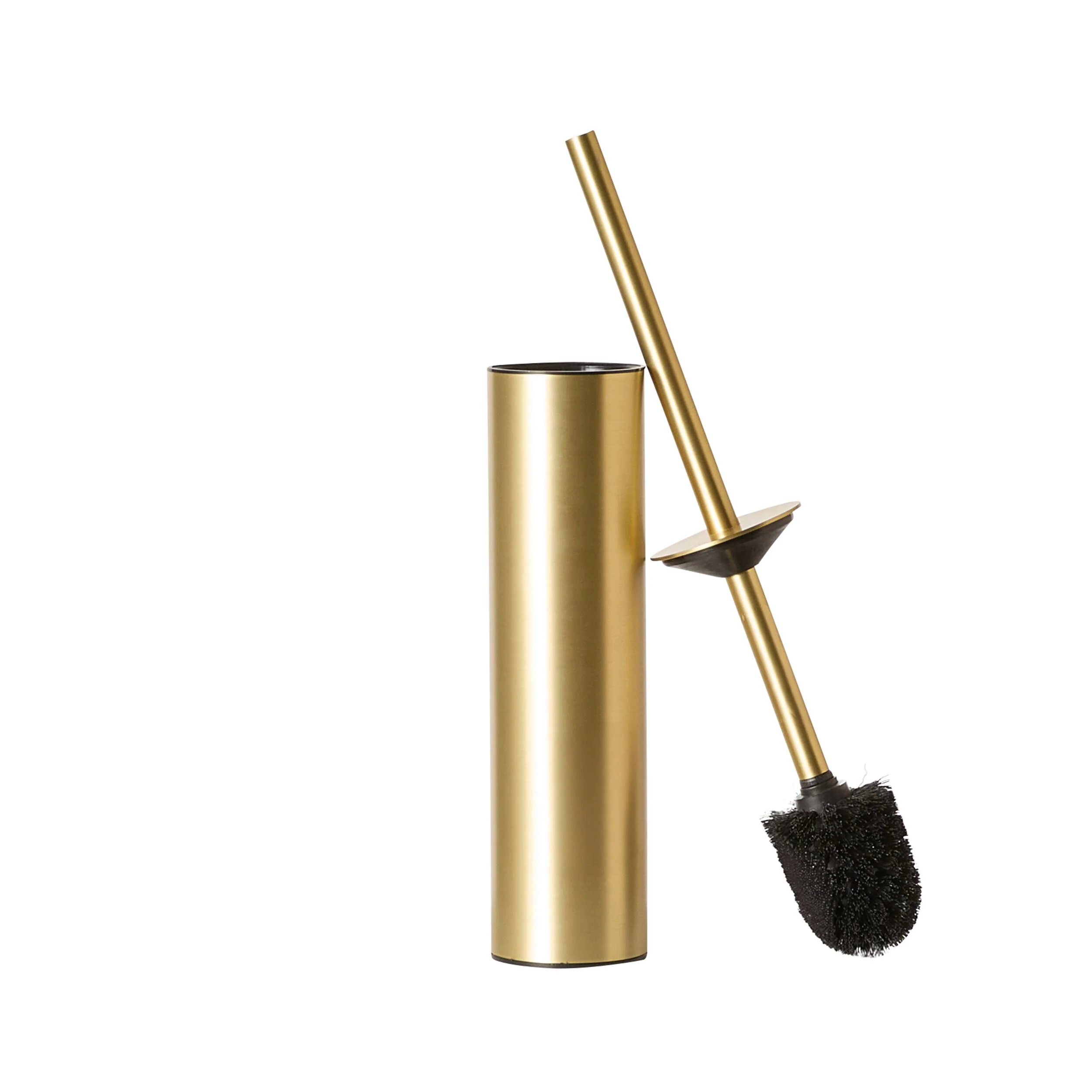 Harper Toilet Brush Holder Brushed Brass - Image 2
