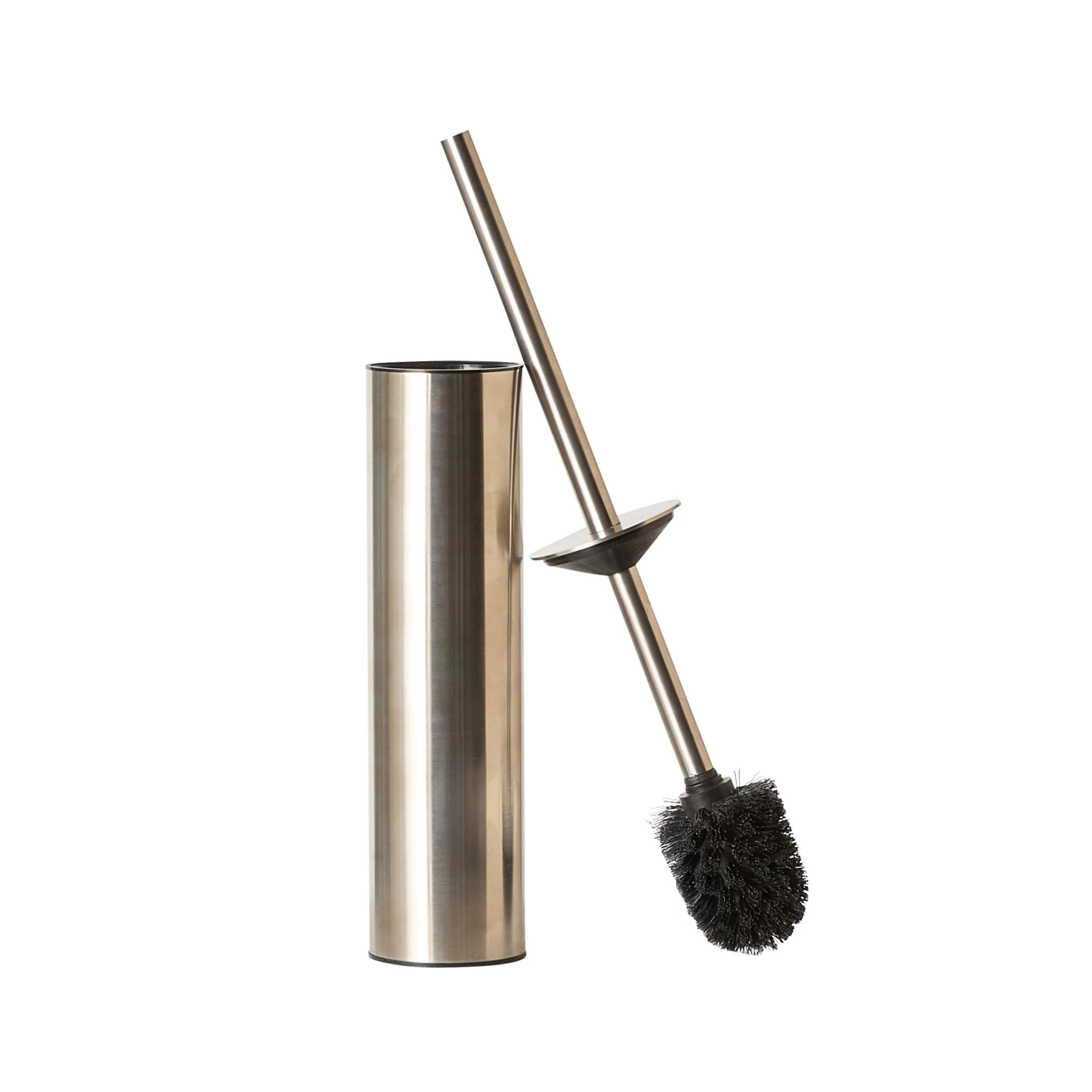 Harper Toilet Brush Holder Brushed Nickel - Image 2