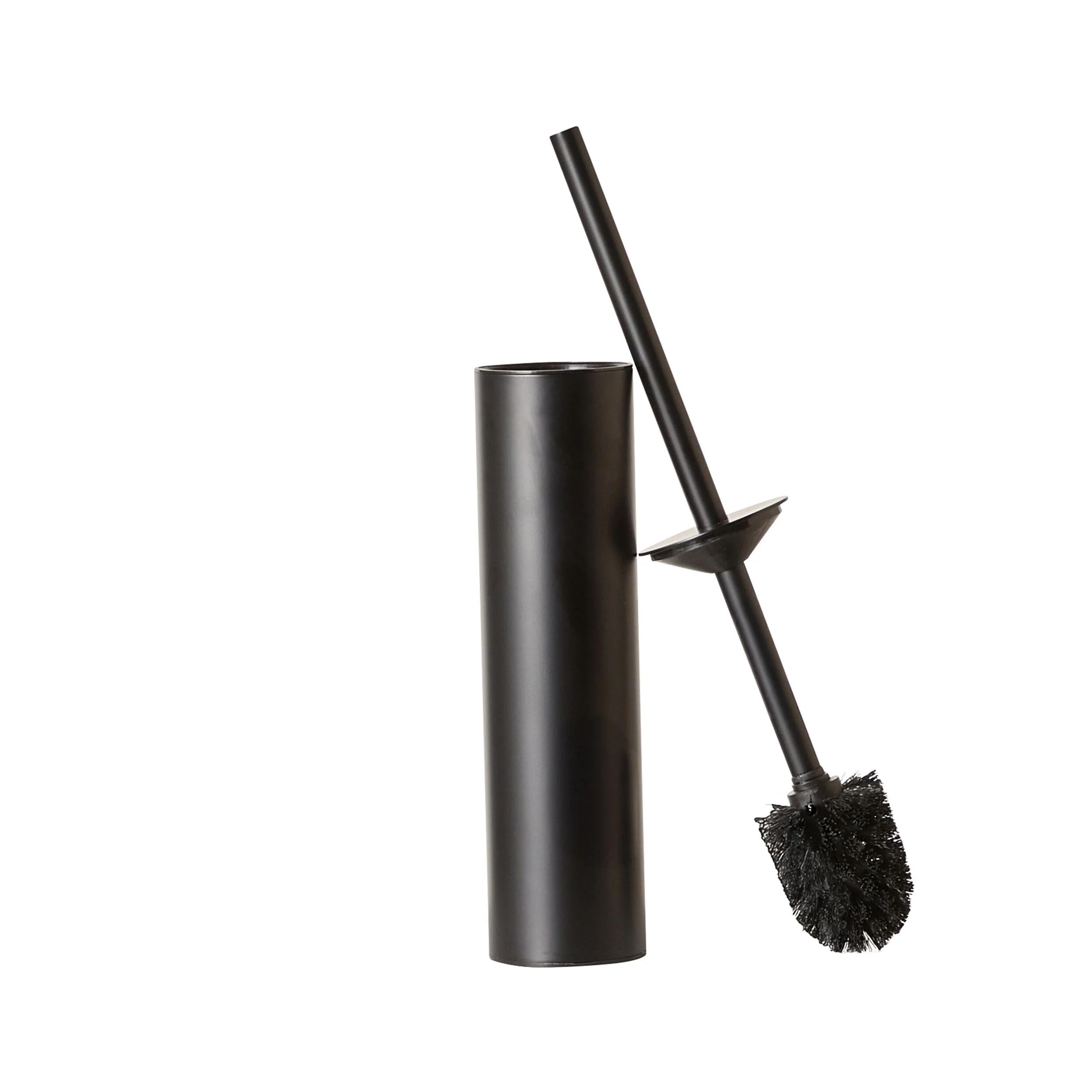 Harper Toilet Brush Holder Matt Black - Image 2