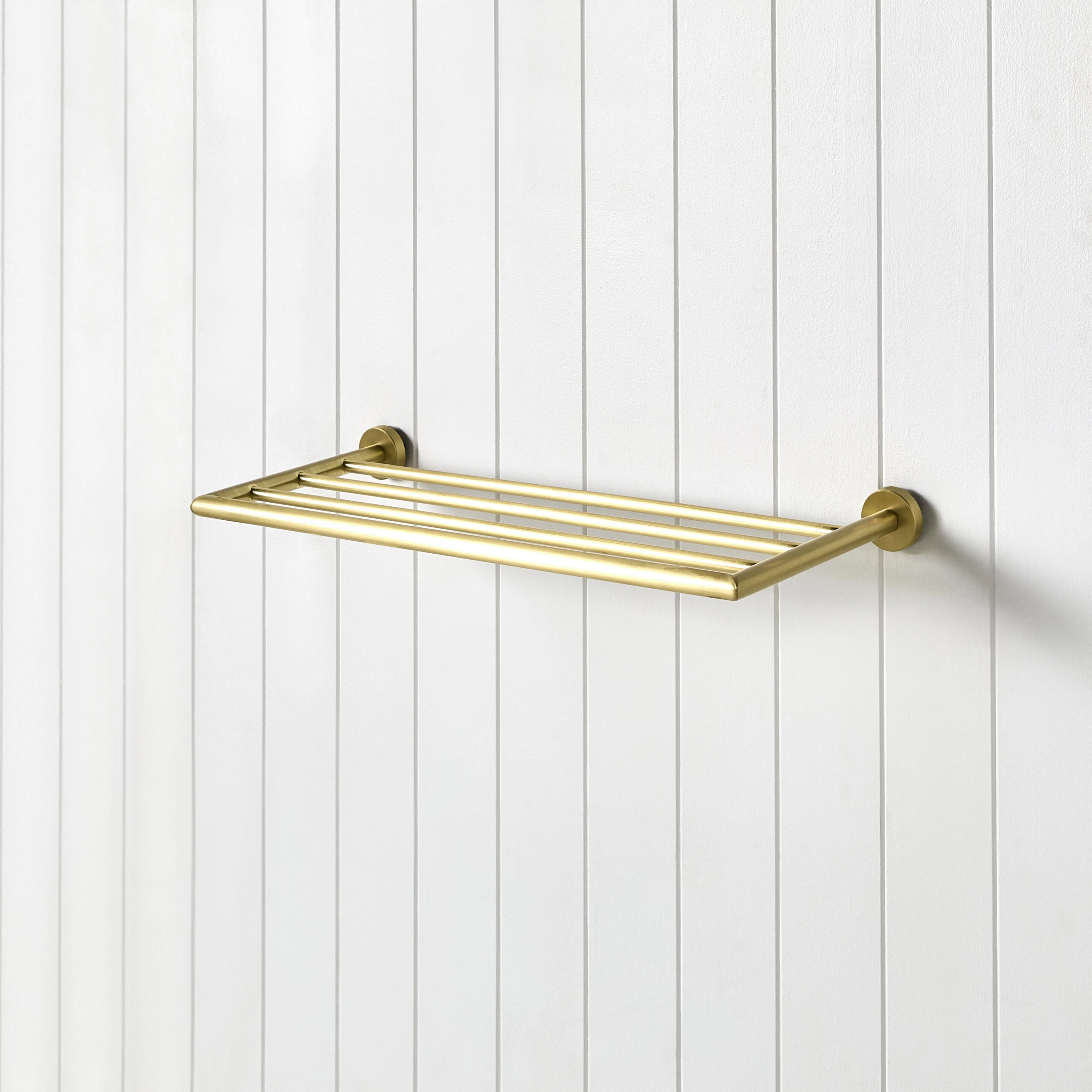 Harper Towel Rack 60cm Brushed Brass - Image 3