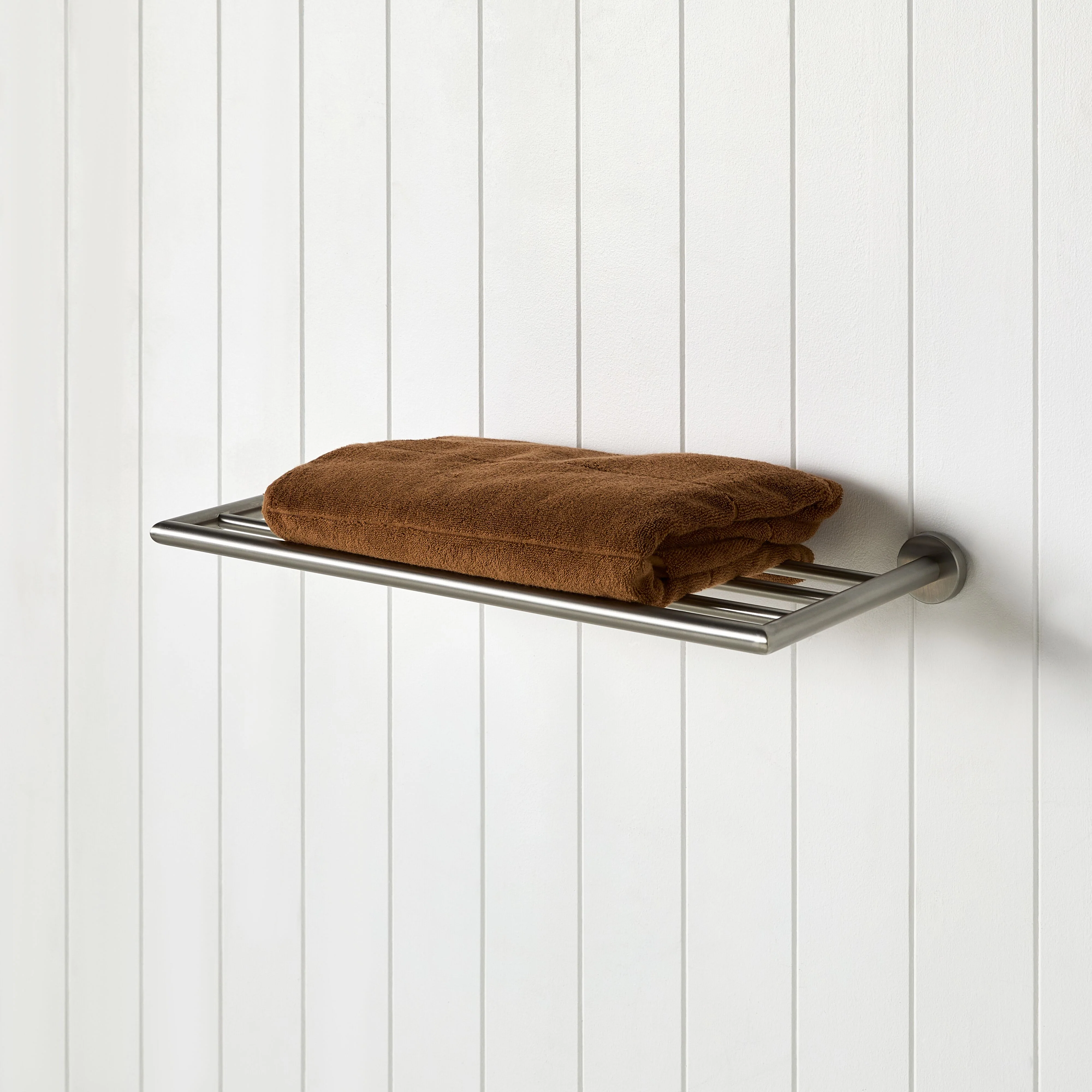 Harper Towel Rack 60cm Brushed Nickel - Image 3