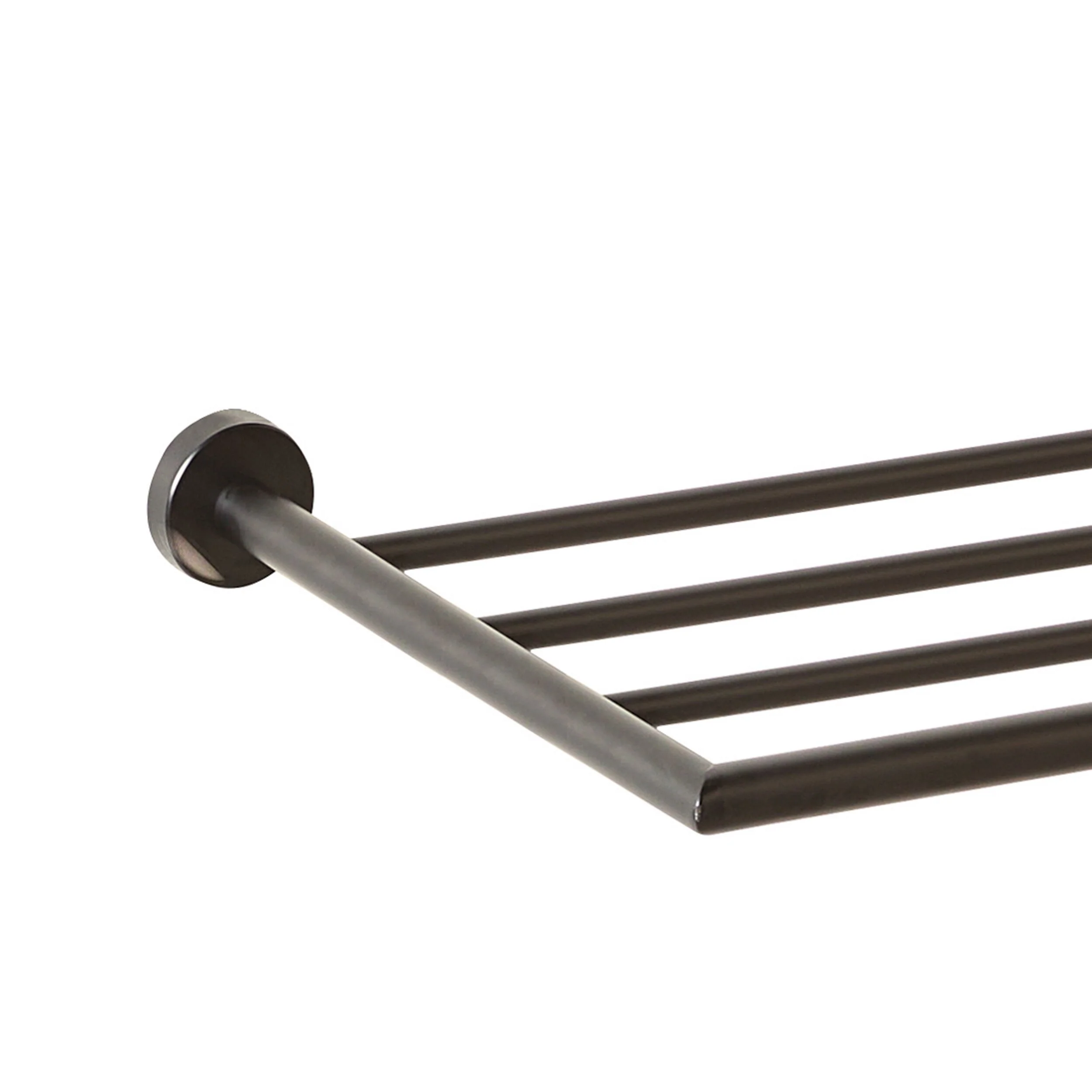 Harper Towel Rack 60cm Matt Black - Image 2