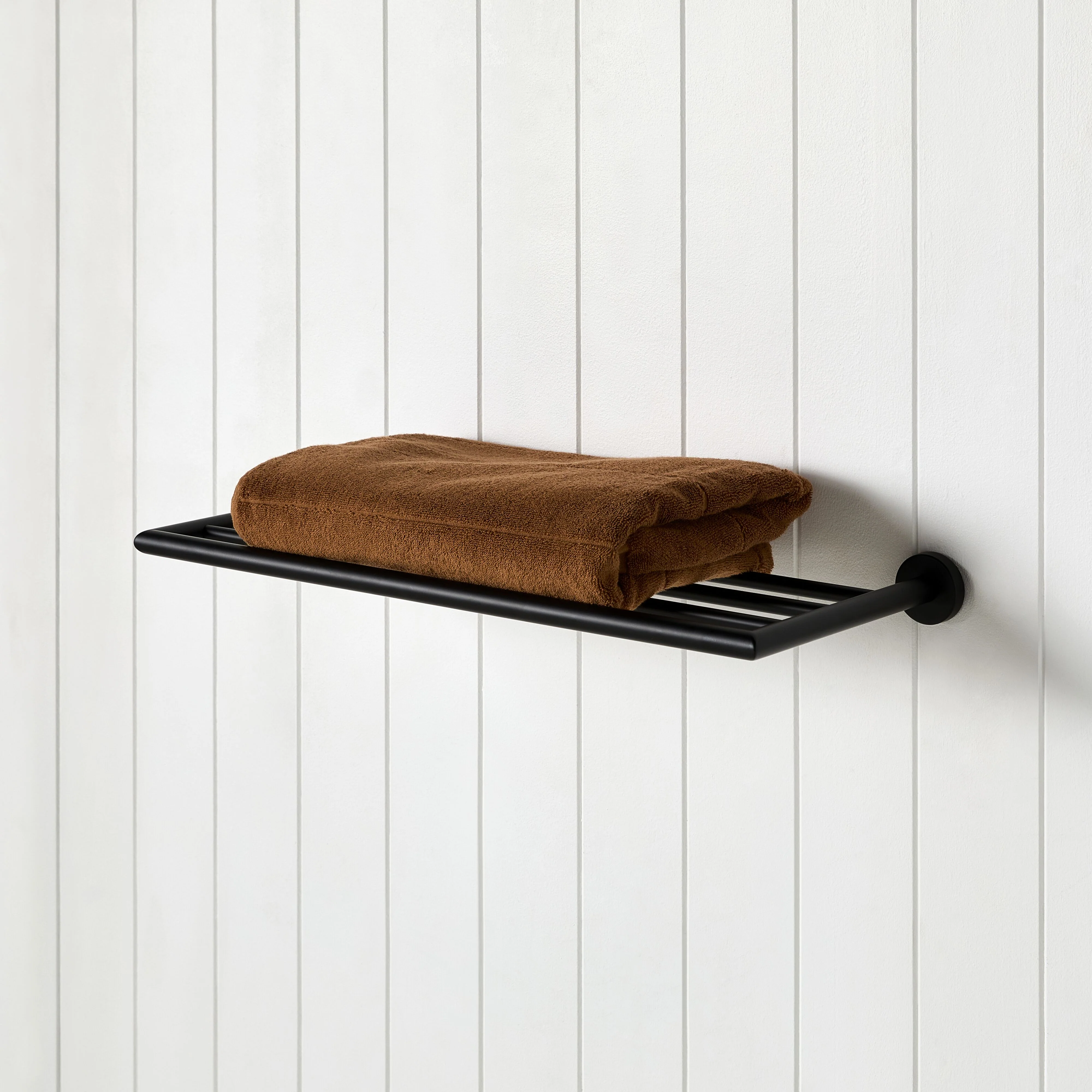 Harper Towel Rack 60cm Matt Black - Image 3