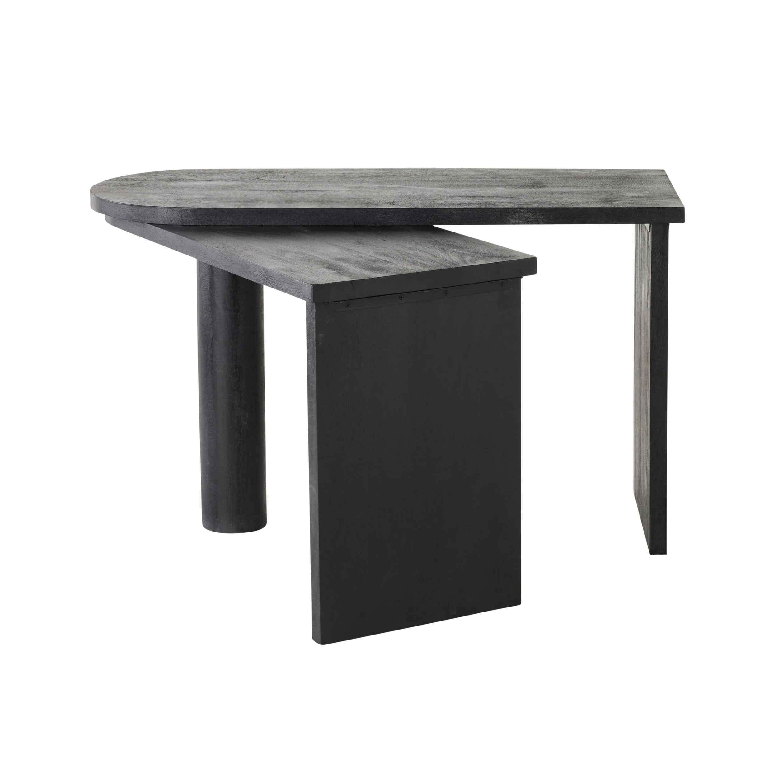 Harrie L Shape Rotating Desk Black - Image 2