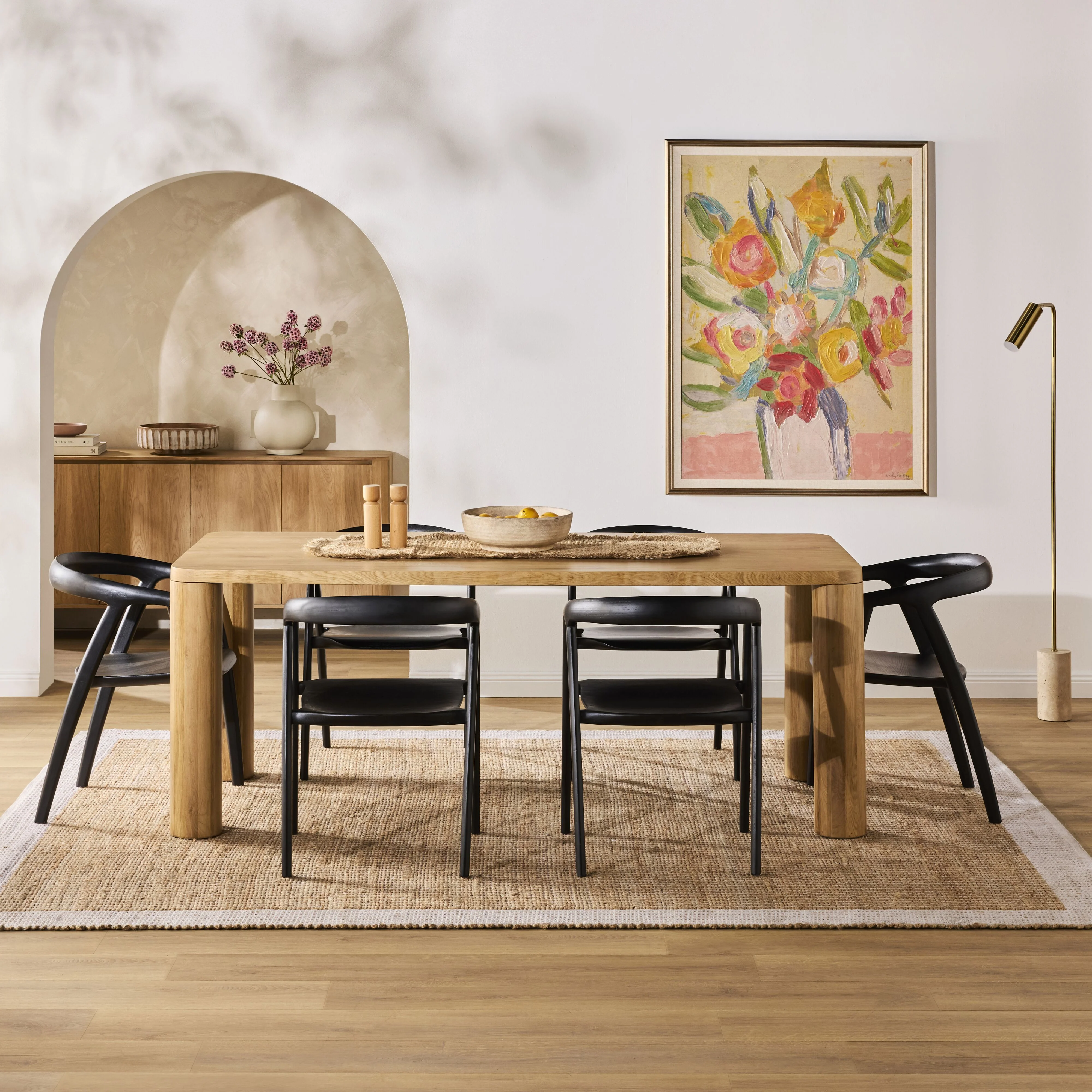 Harvey Oak Dining Table 200cm - Image 10