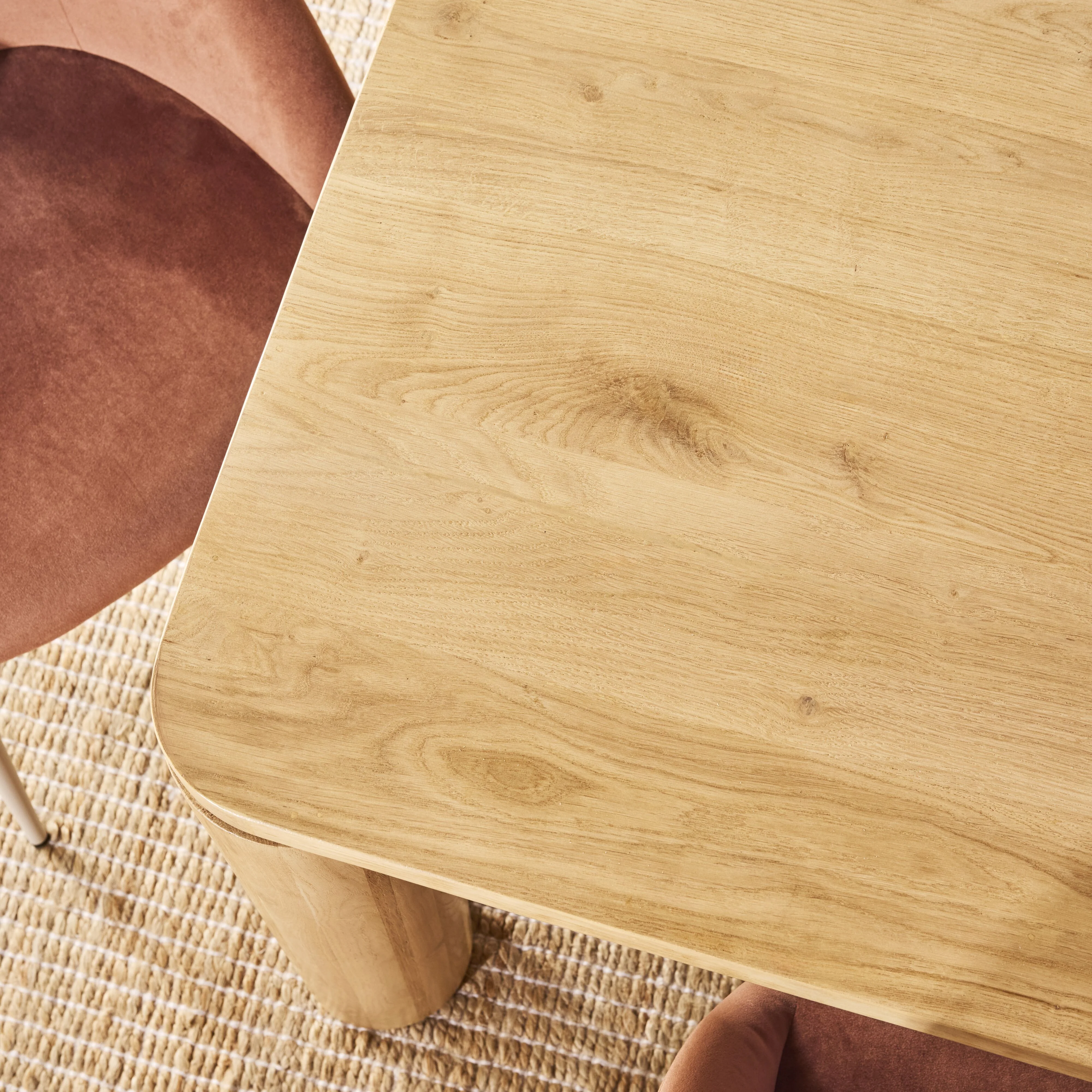 Harvey Oak Dining Table 200cm - Image 9