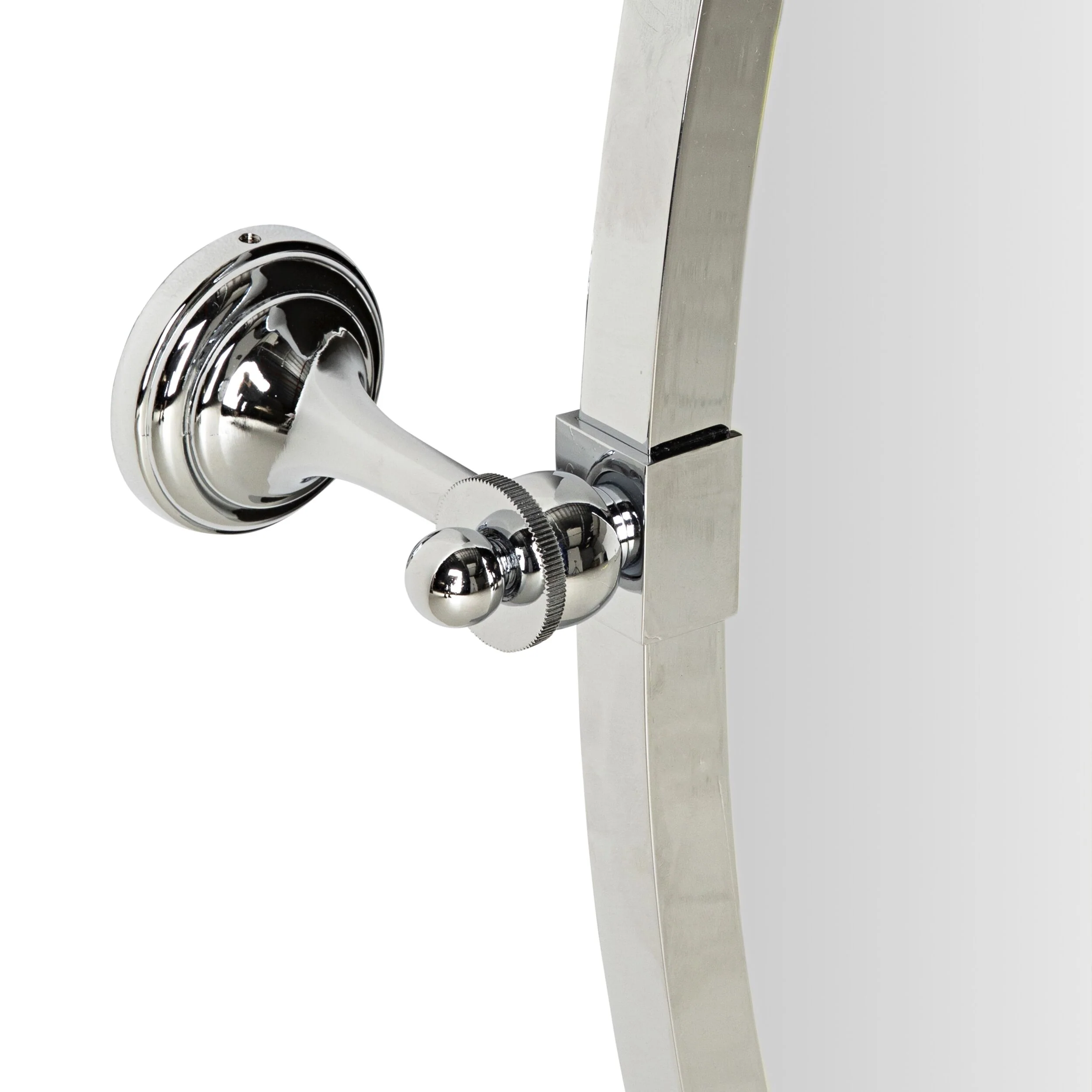 Hayden Oval Pivot Mirror Chrome - Image 3