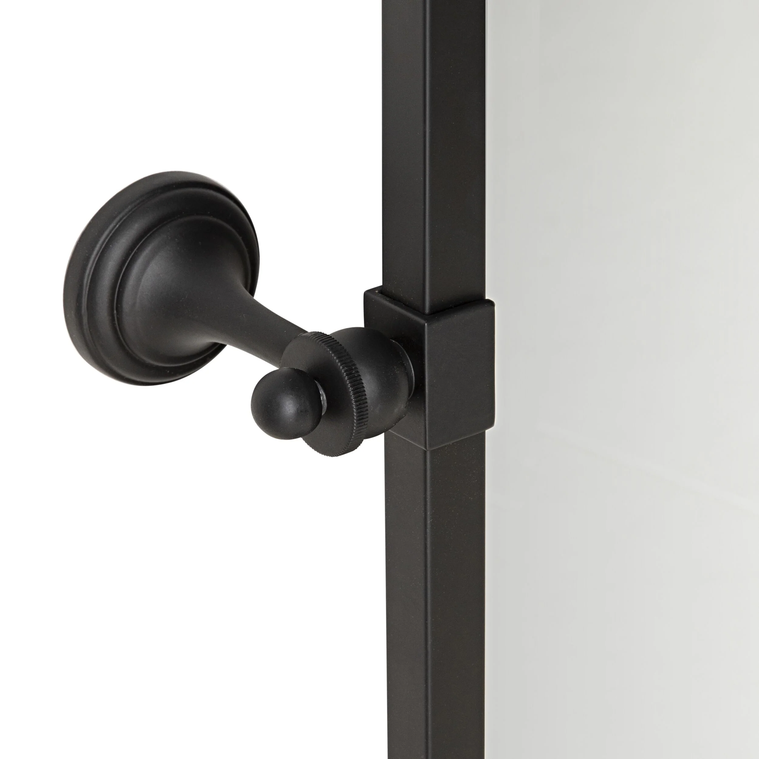 Hayden Square Pivot Mirror Matte Black - Image 3