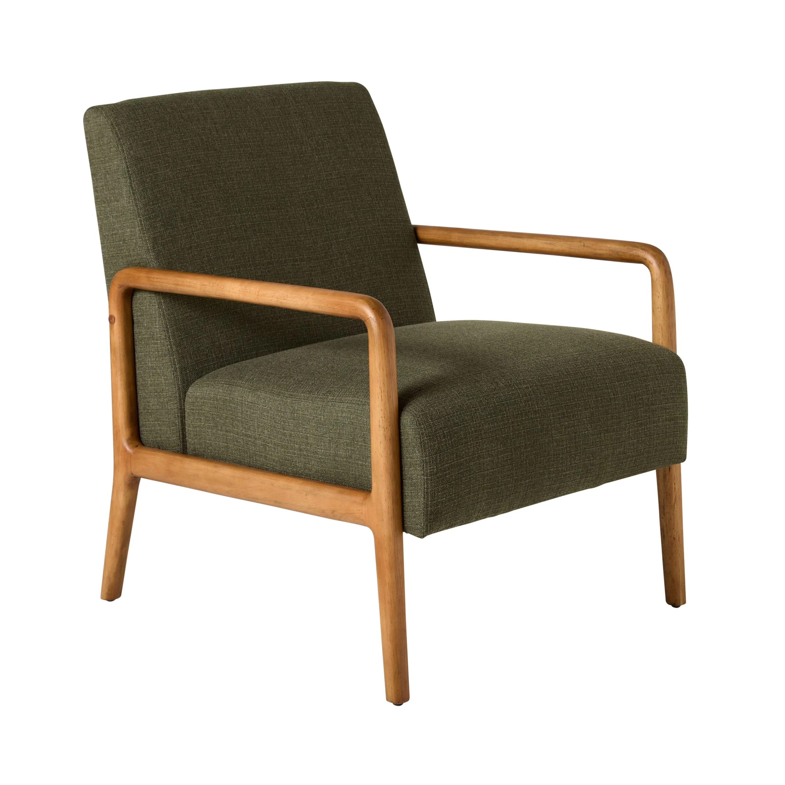 Hayes Occasional Chair Dark Green Weave - Image 2