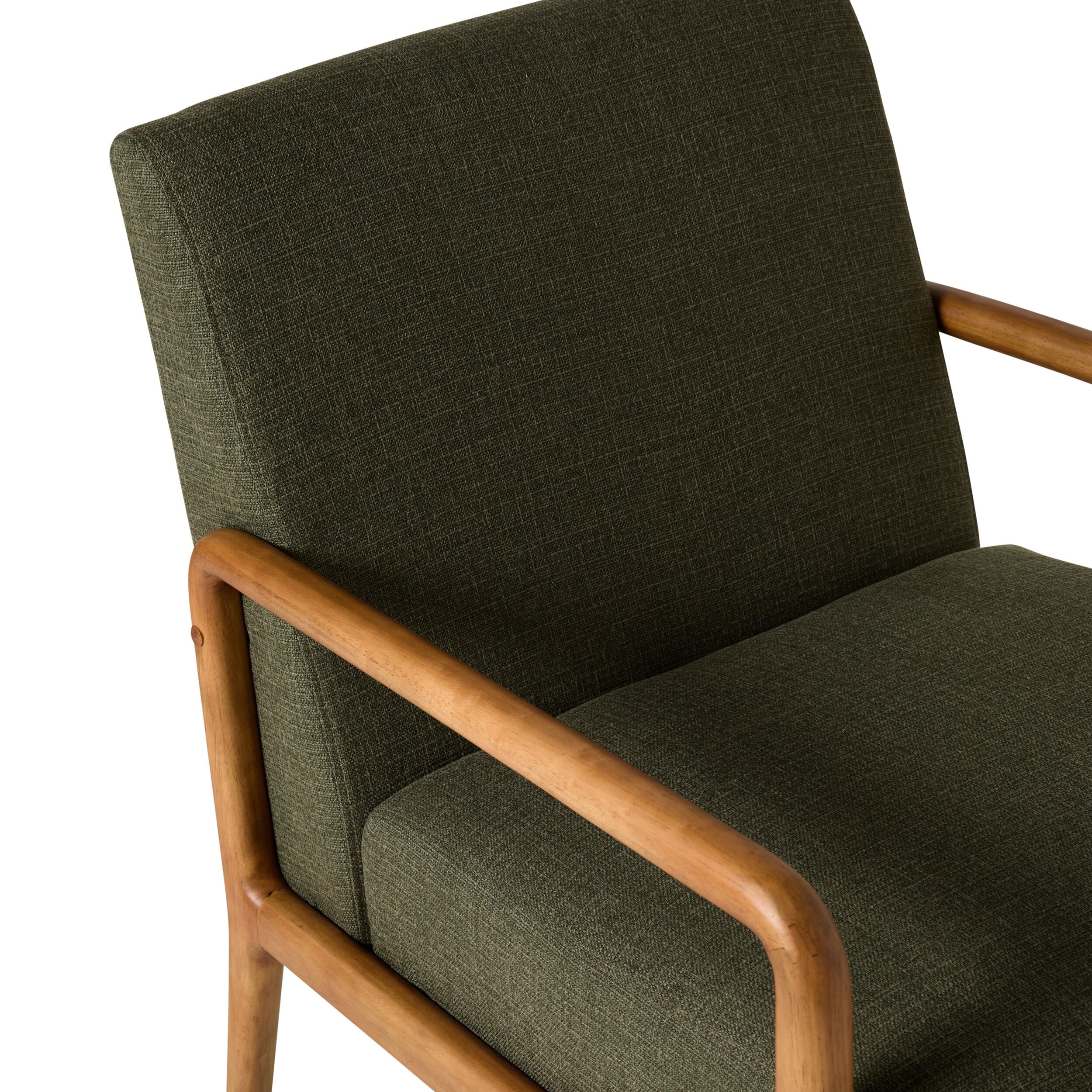 Hayes Occasional Chair Dark Green Weave - Image 5