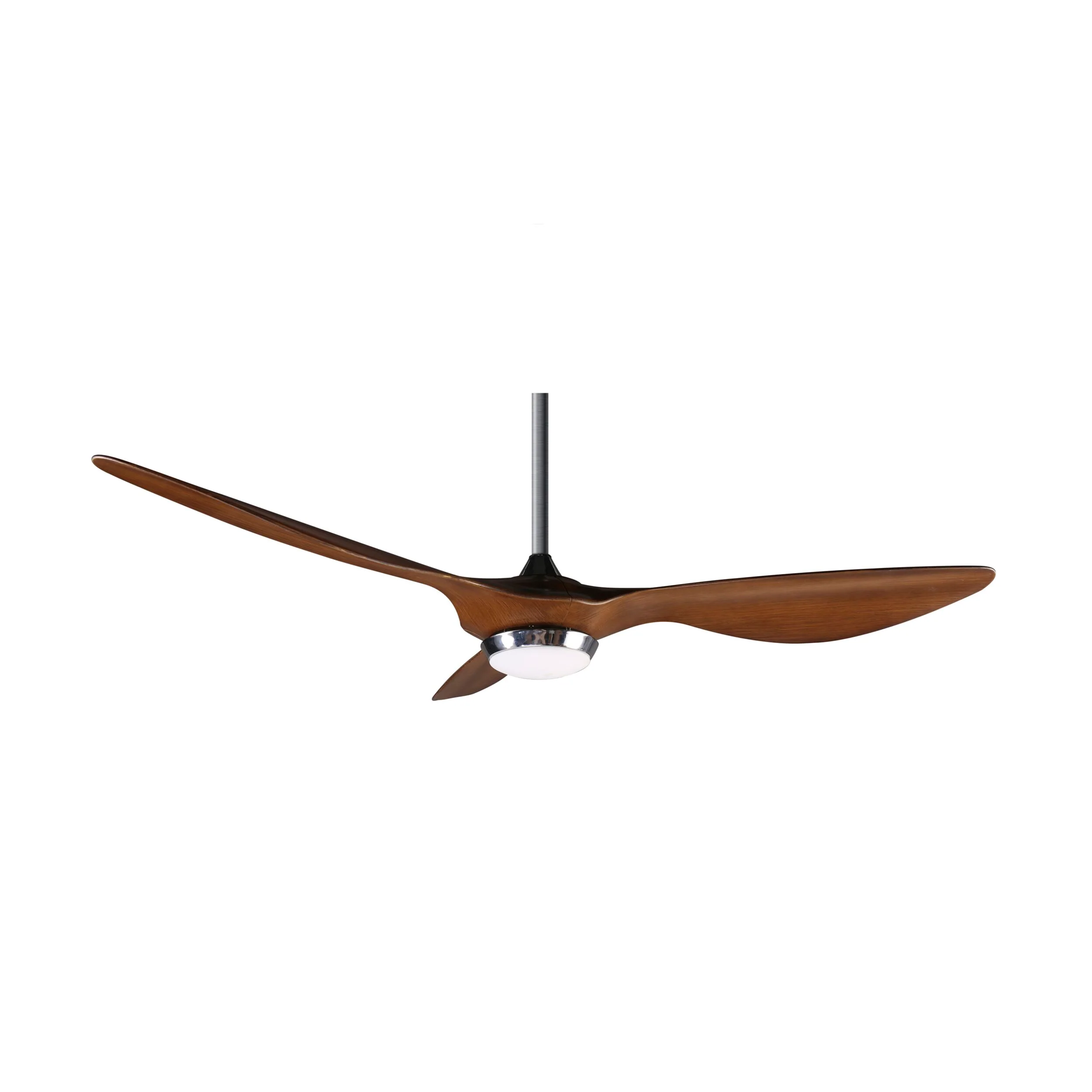 Hayman Indoor/Outdoor DC Ceiling Fan with LED Light & Remote - Timber Finish 132cm - Image 4