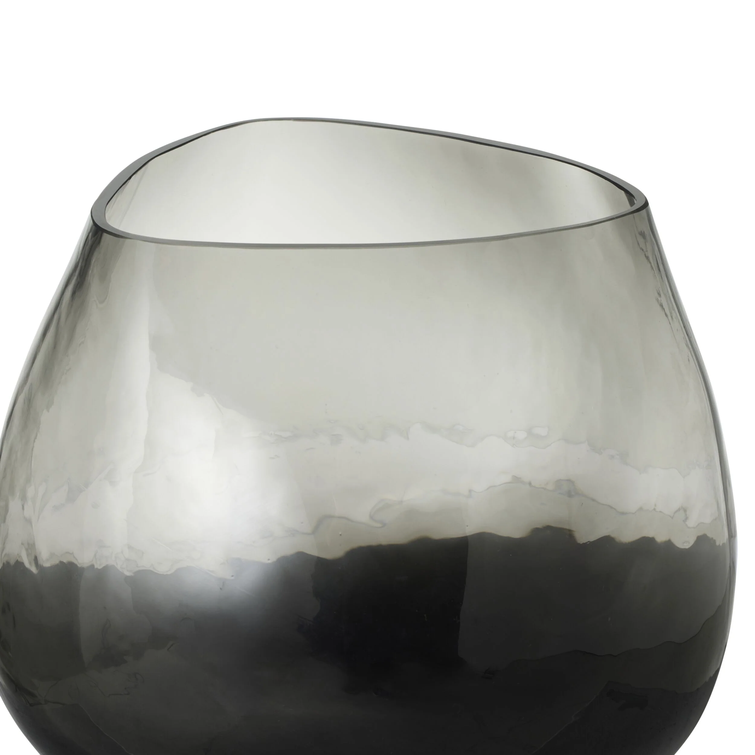 Hazy Glass Vase Smoke Medium - Image 2