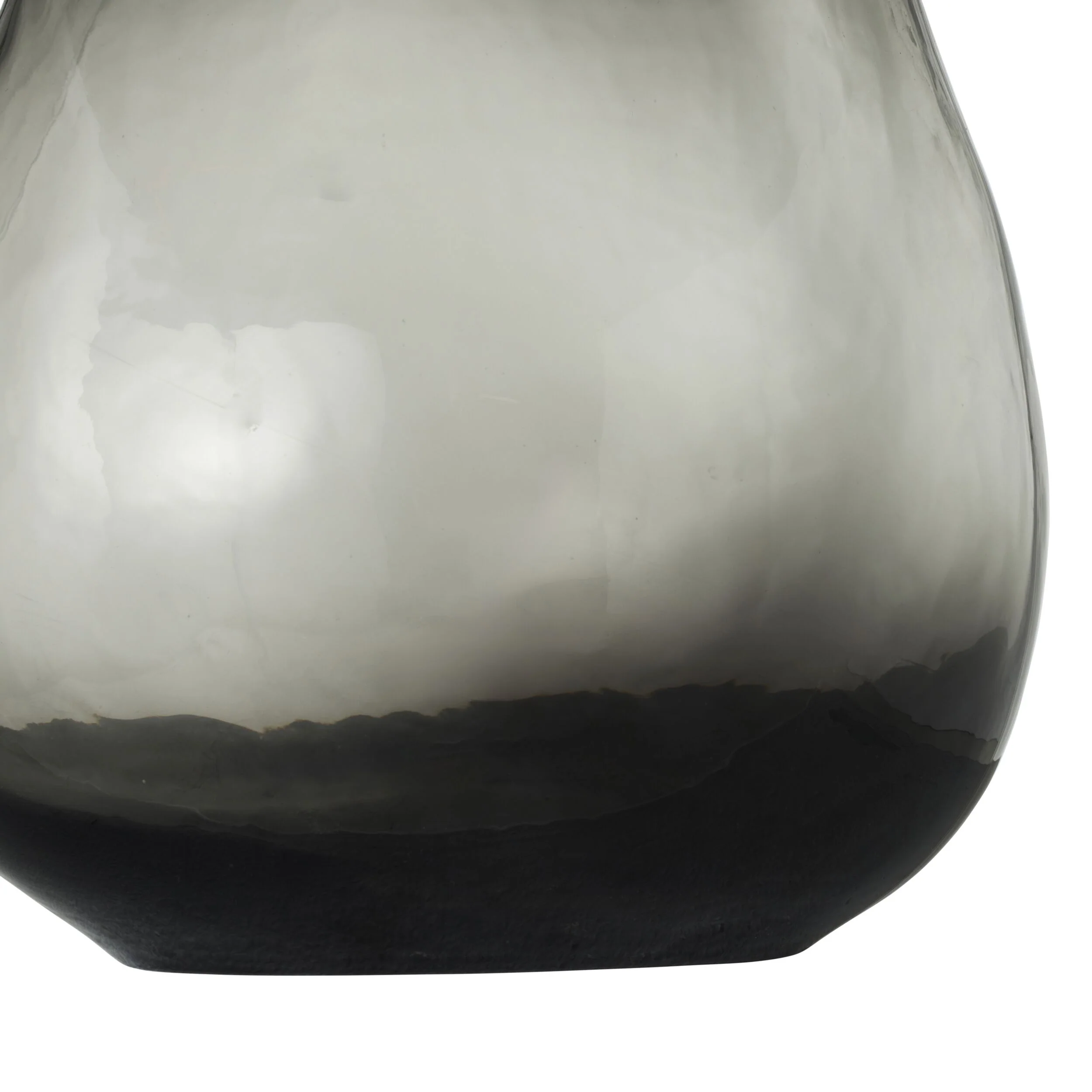 Hazy Glass Vase Smoke Medium - Image 3
