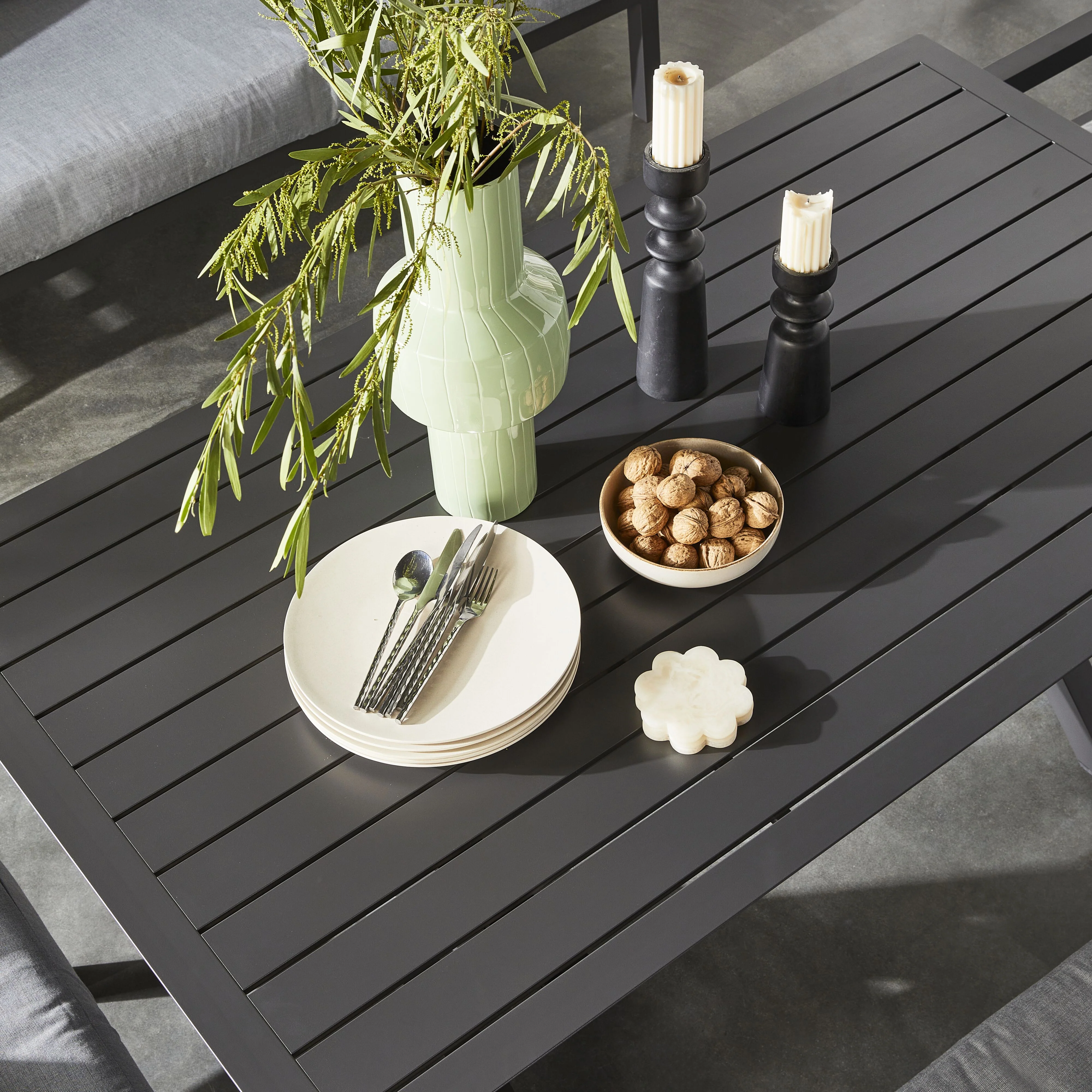 Hemmy 5 Pce Dining Set Charcoal - Image 11