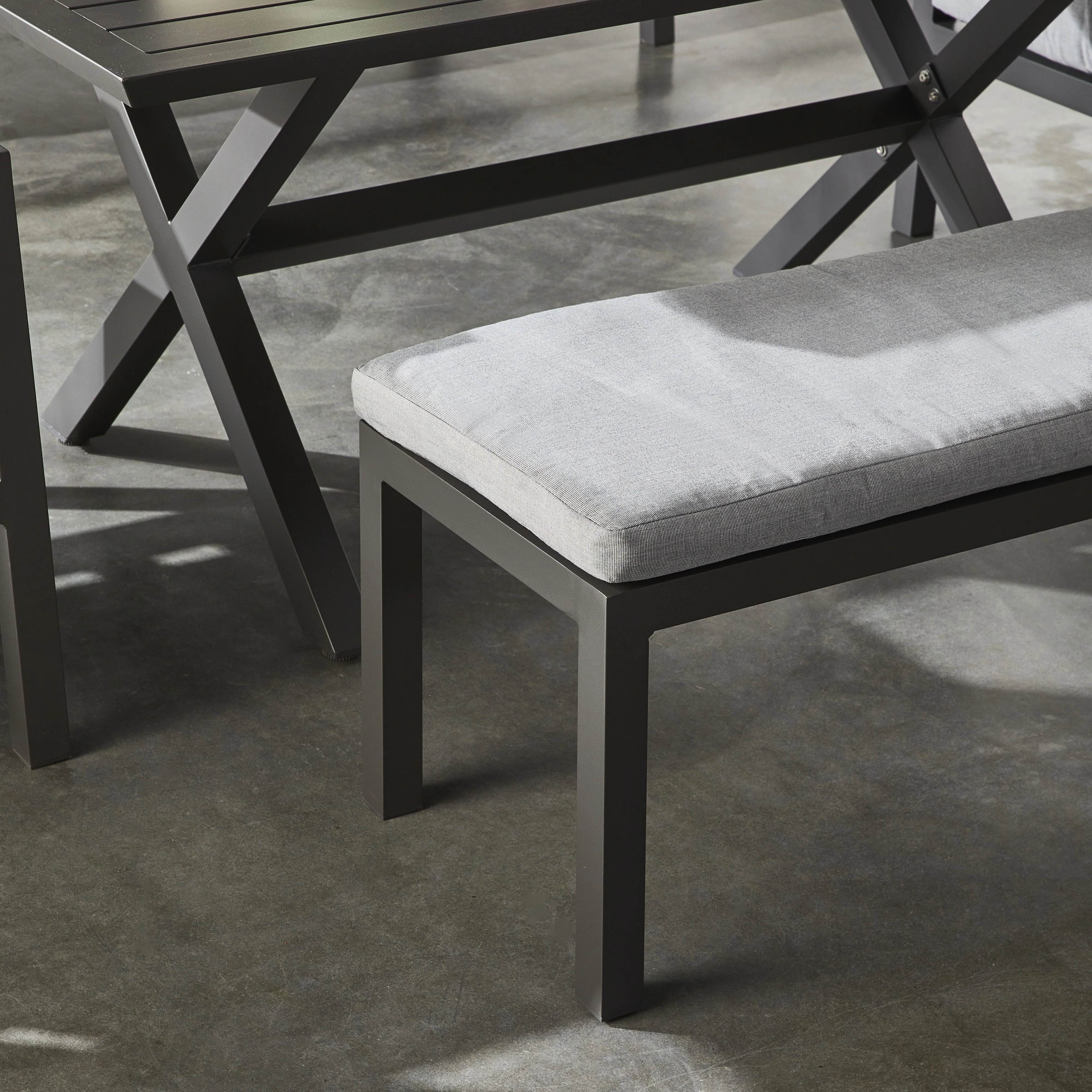 Hemmy 5 Pce Dining Set Charcoal - Image 13