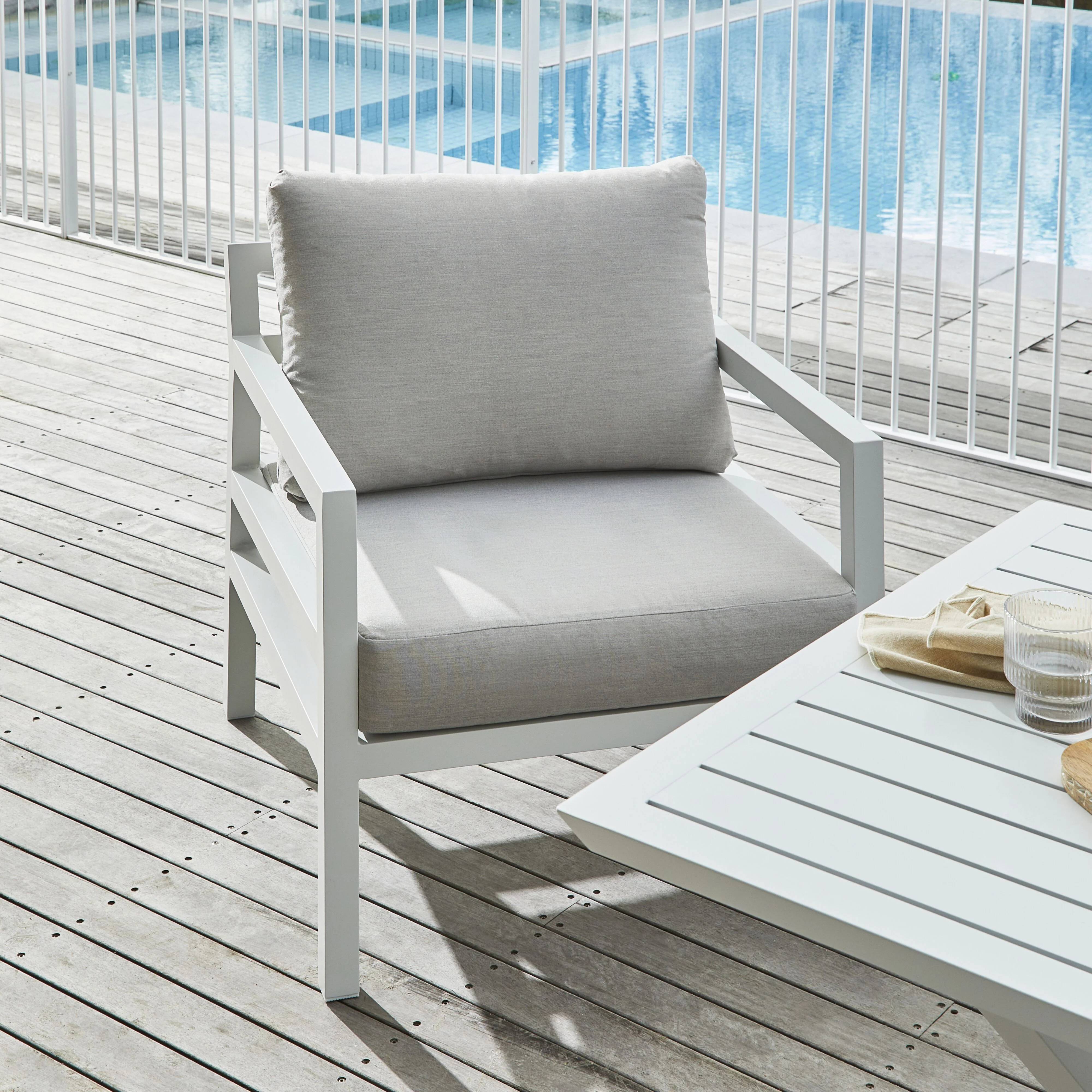 Hemmy 5 Pce Dining Set White - Image 5