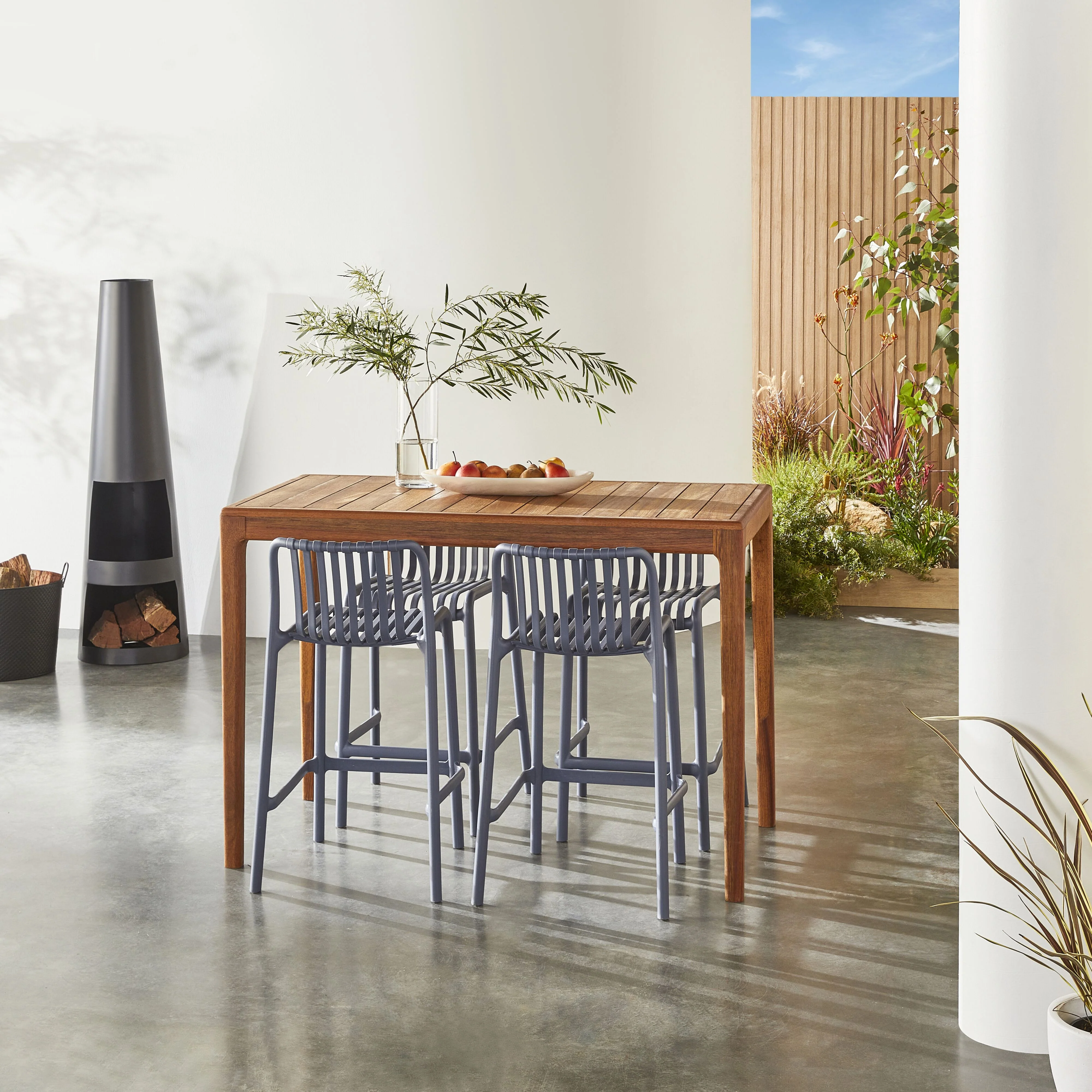 Hentley Outdoor Bar Table 140cm - Image 6