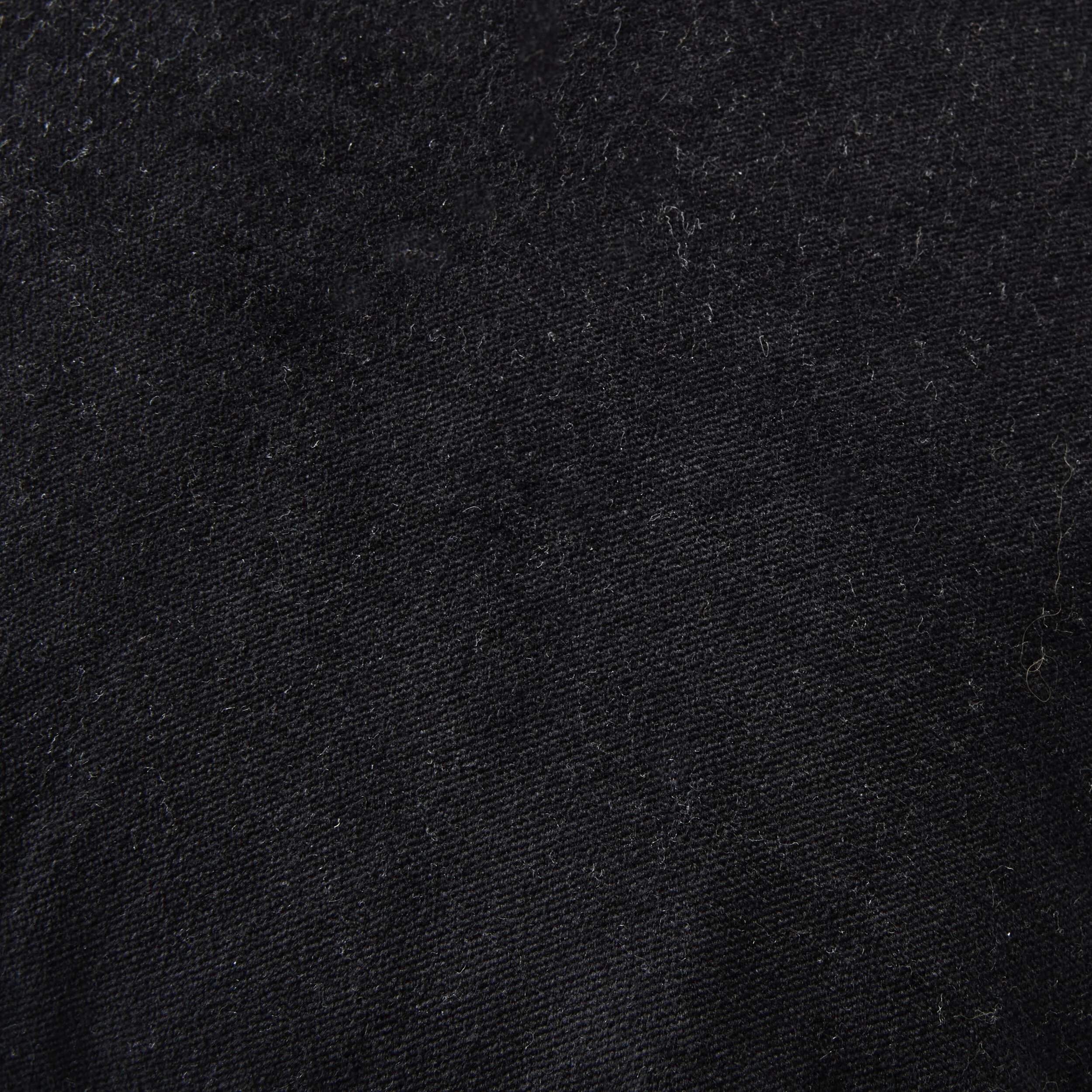 Hervey Cotton Velvet Cushion Black 45x45cm - Image 2