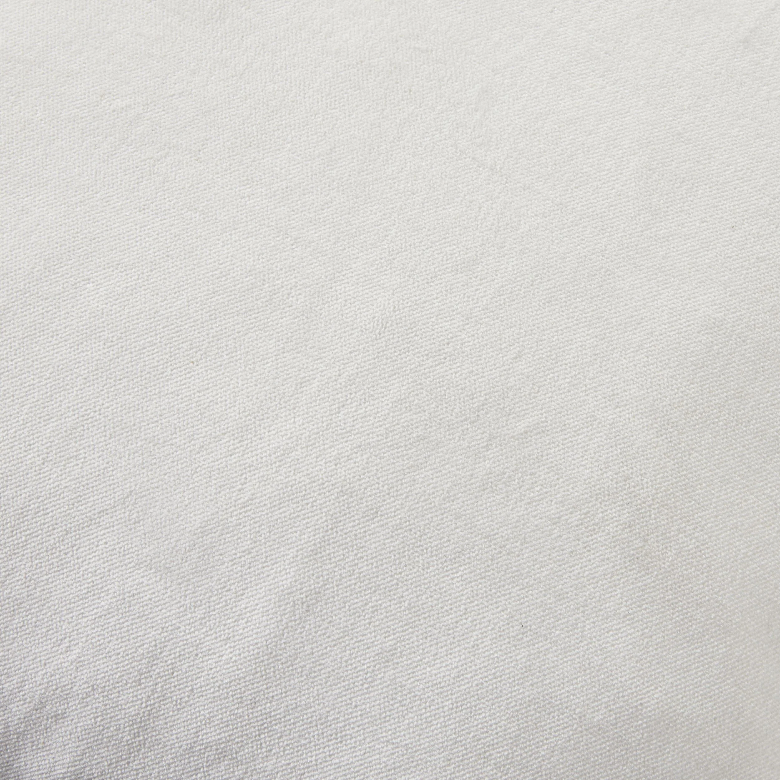 Hervey Cotton Velvet Cushion Cloud 45x45cm - Image 2