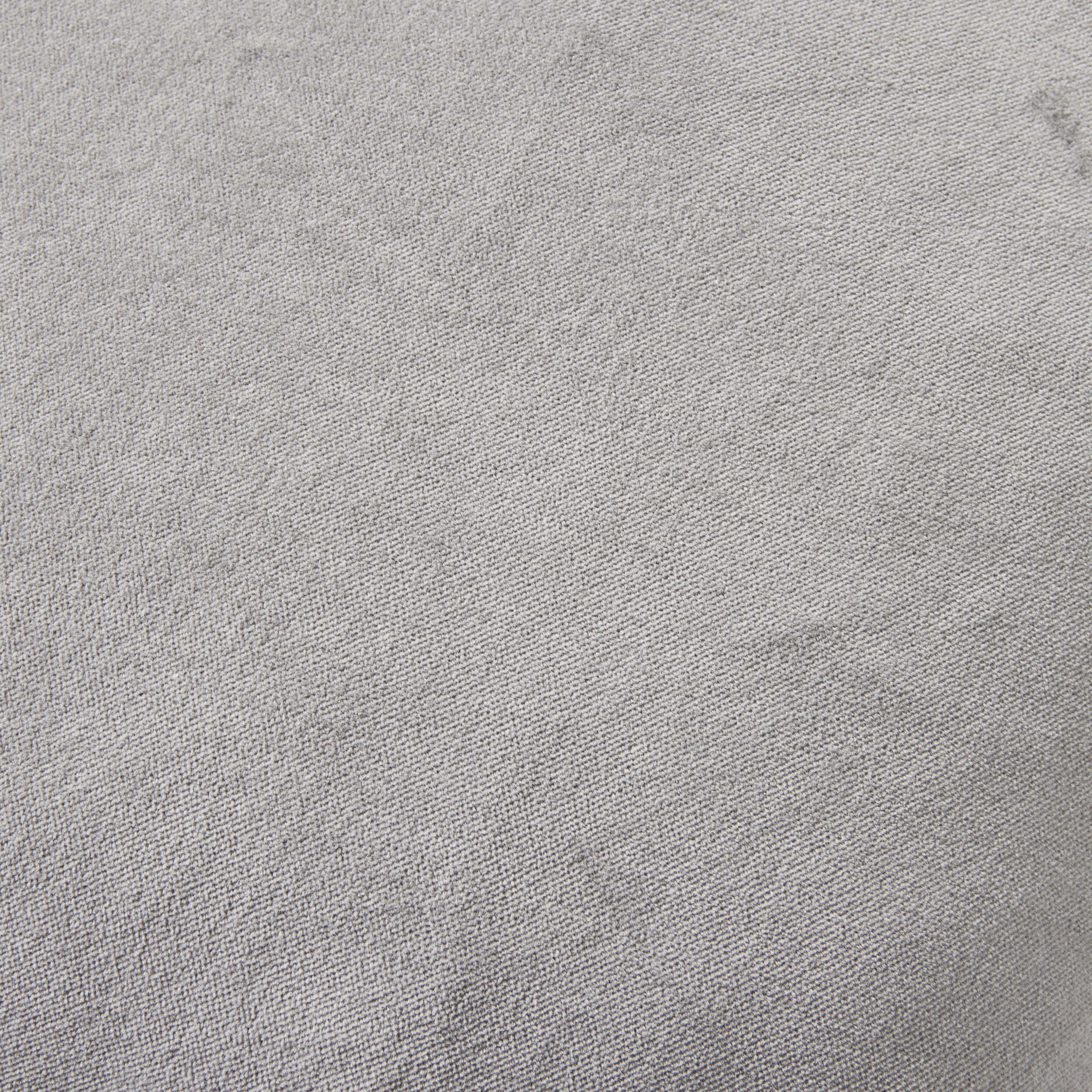 Hervey Cotton Velvet Cushion Fog 45x45cm - Image 2