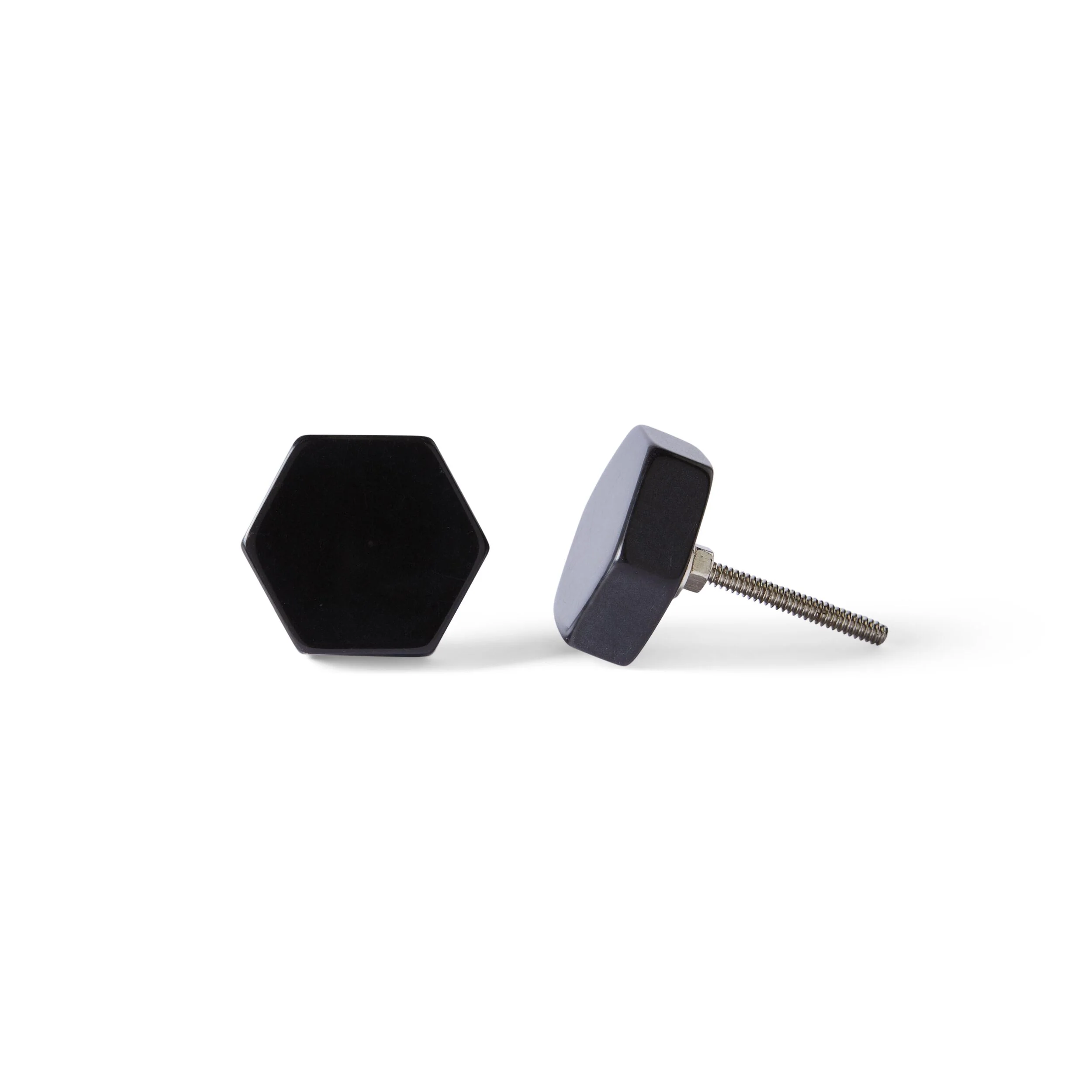 Hexagon Ceramic Knob 4cm - Image 2