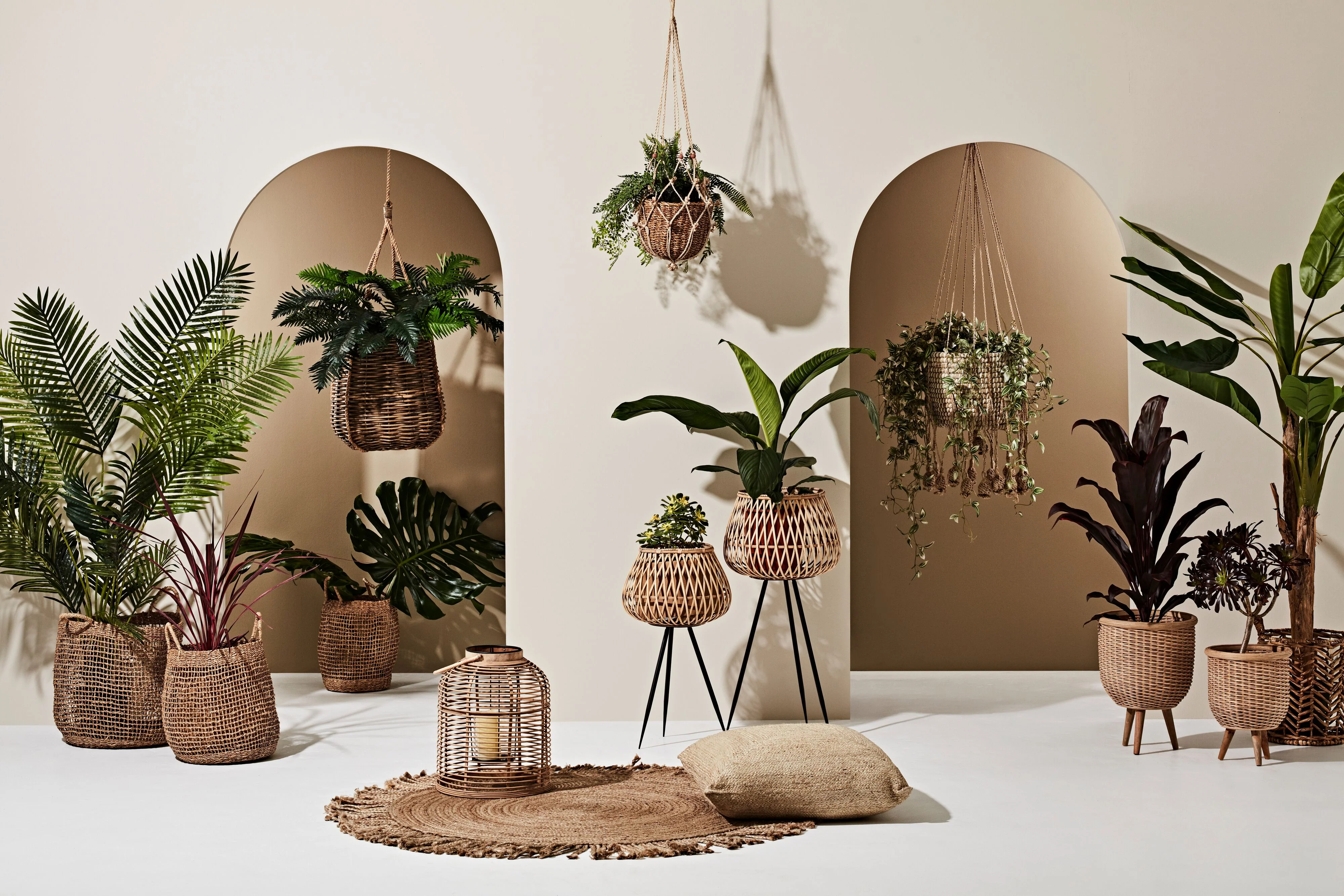 Hinsko Planter On Stand 35x35x68cm - Image 4