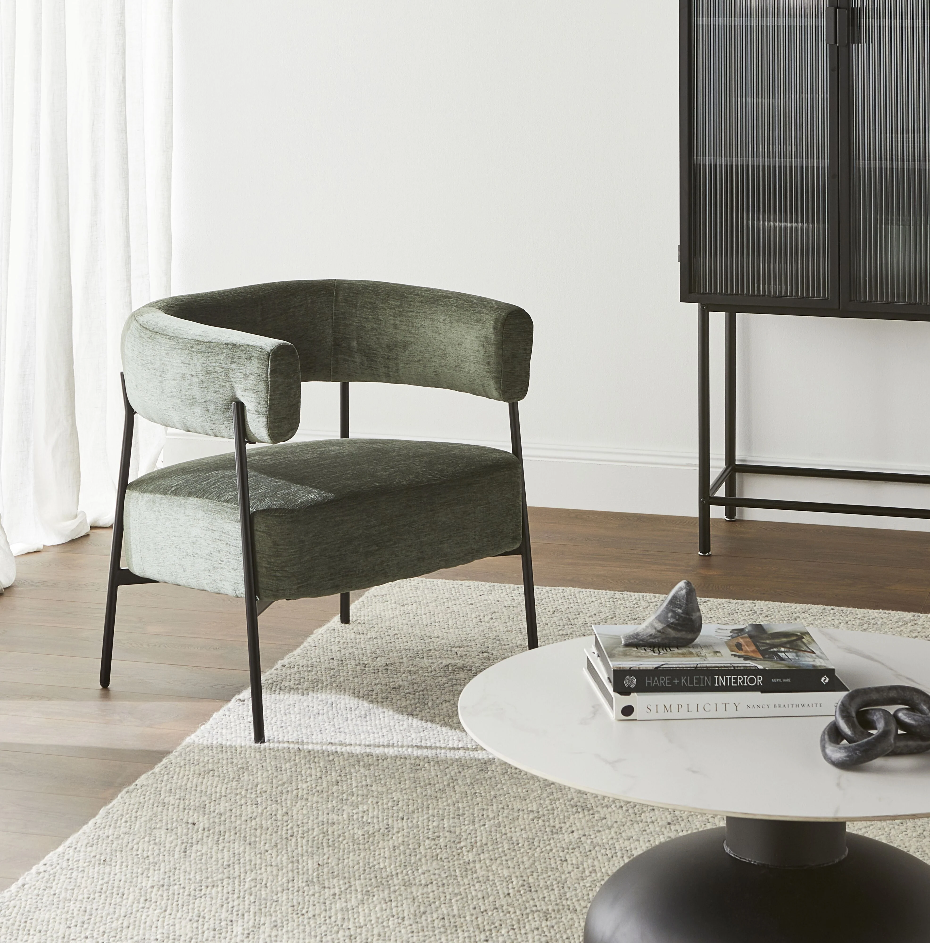 Hudson Occasional Chair Cascade Leaf Green - Image 8