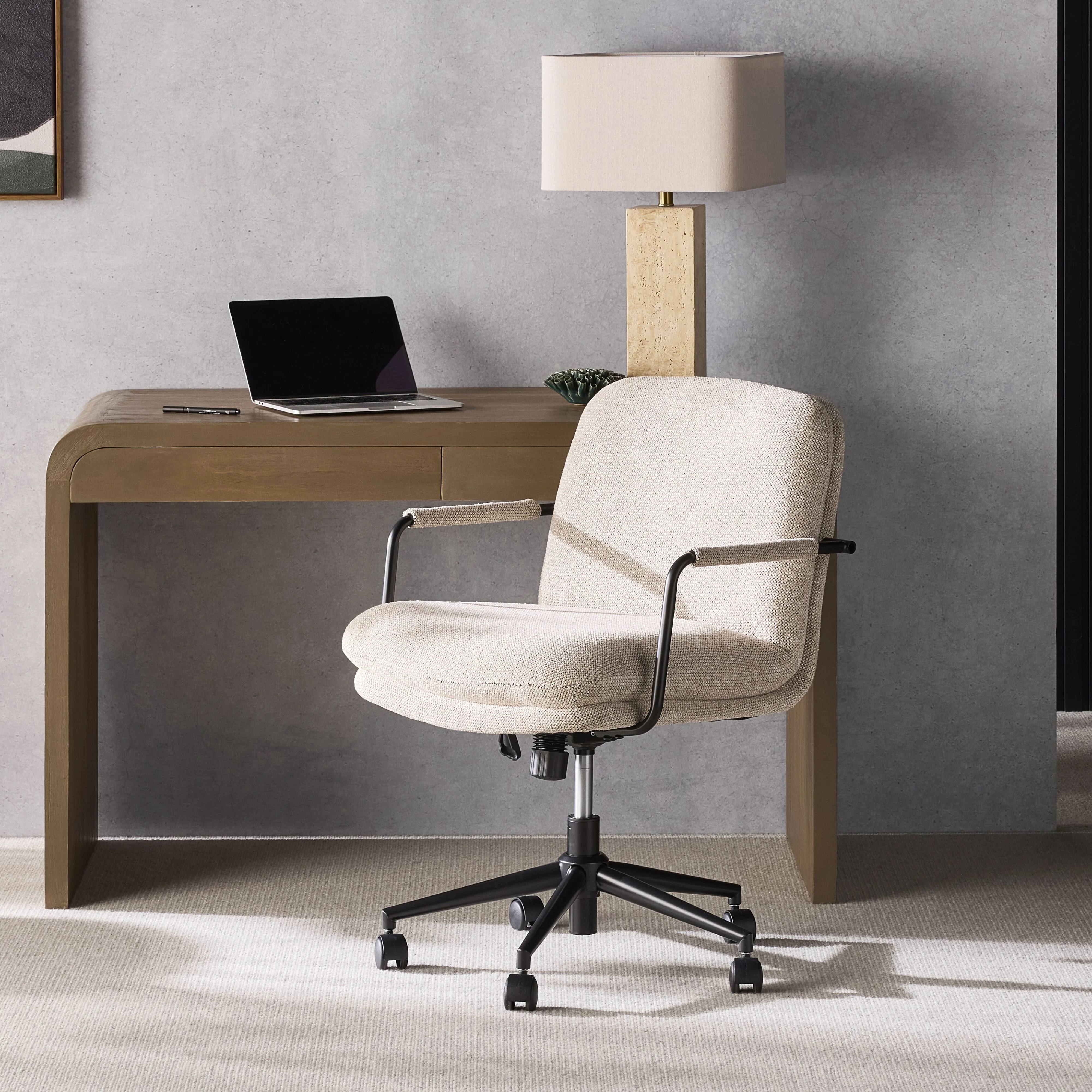 Hugh Desk Chair Natural - Image 6