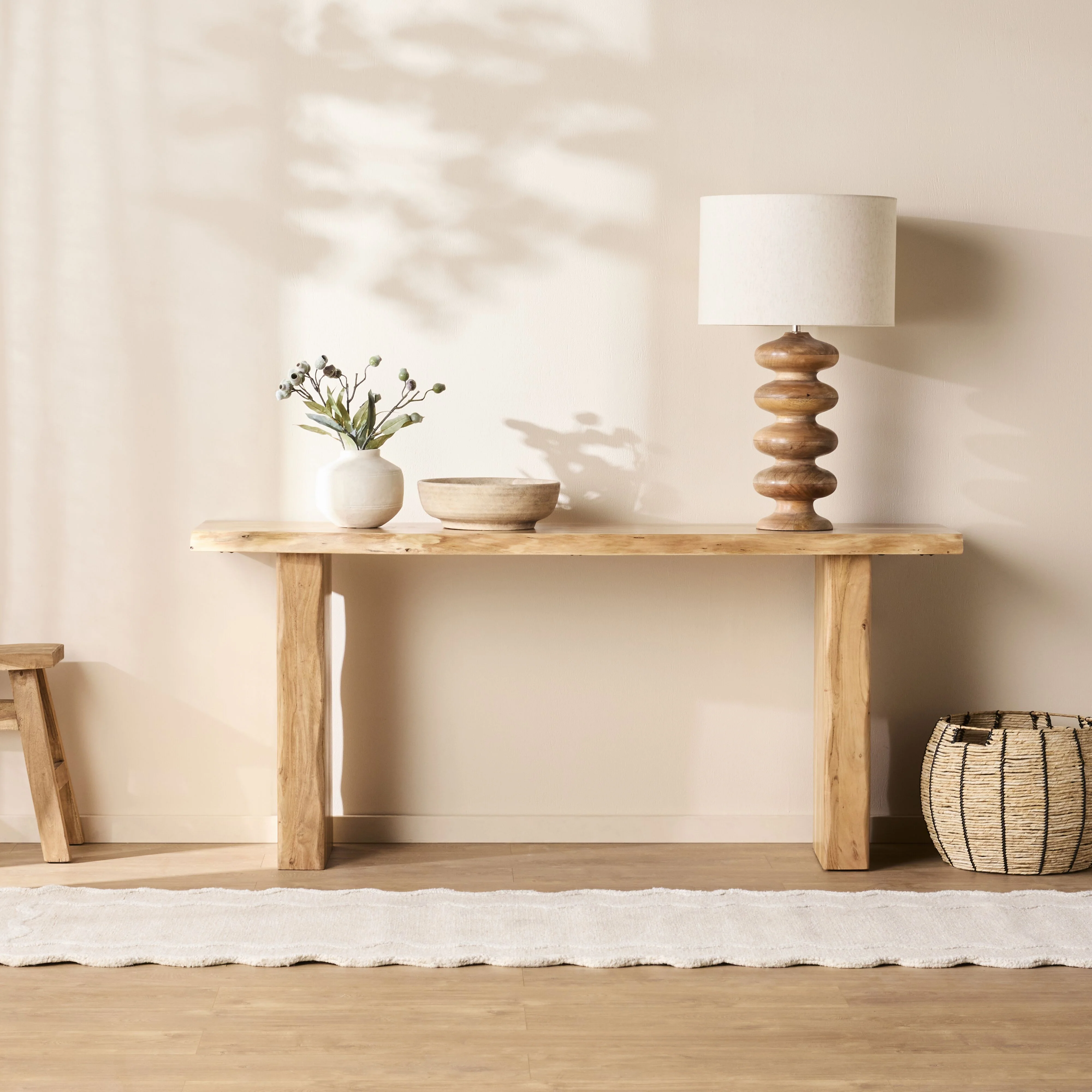 Indy Live Edge Console Table 180cm - Image 7