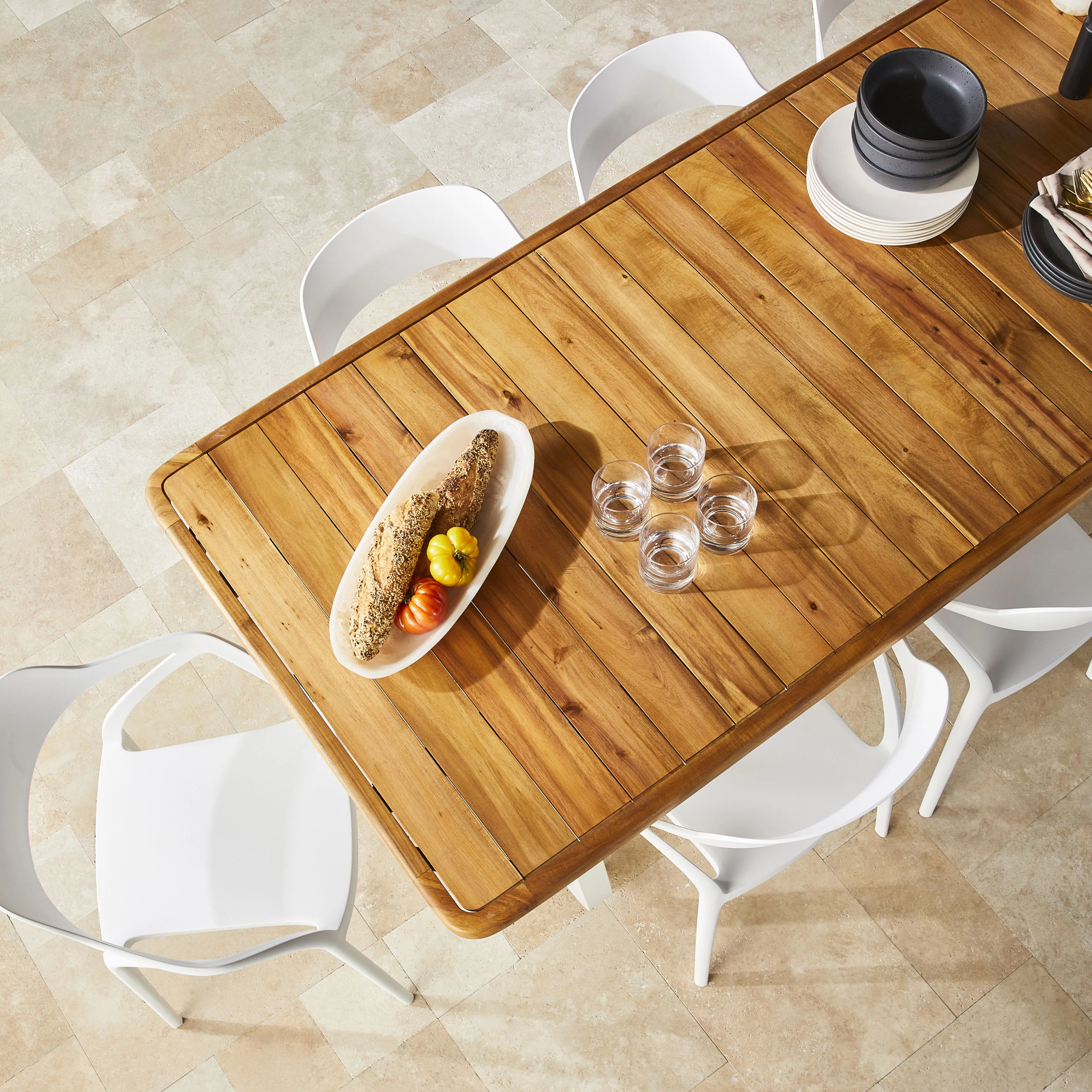 Inigo Outdoor Dining Chair White - Image 13