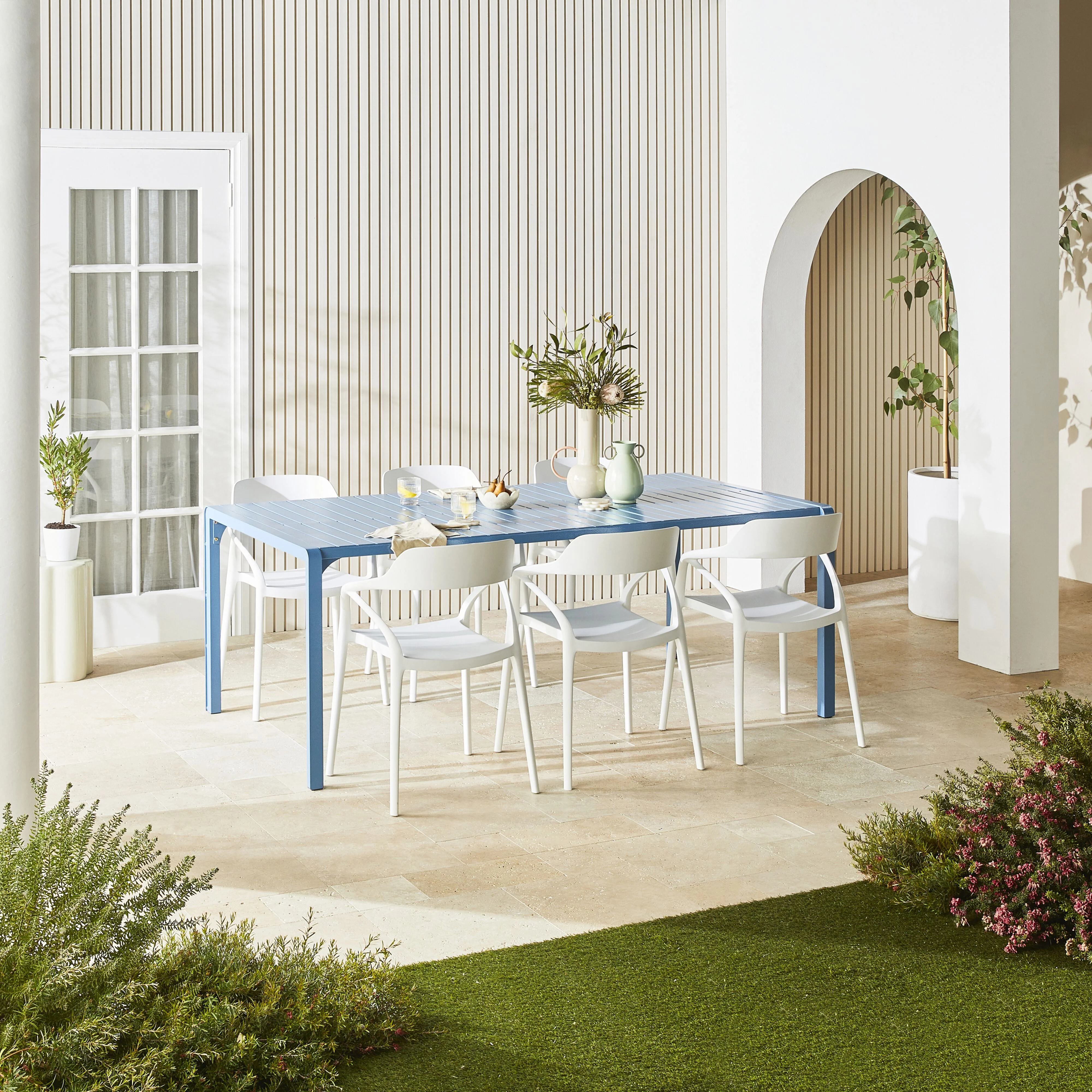 Inigo Outdoor Dining Chair White - Image 7