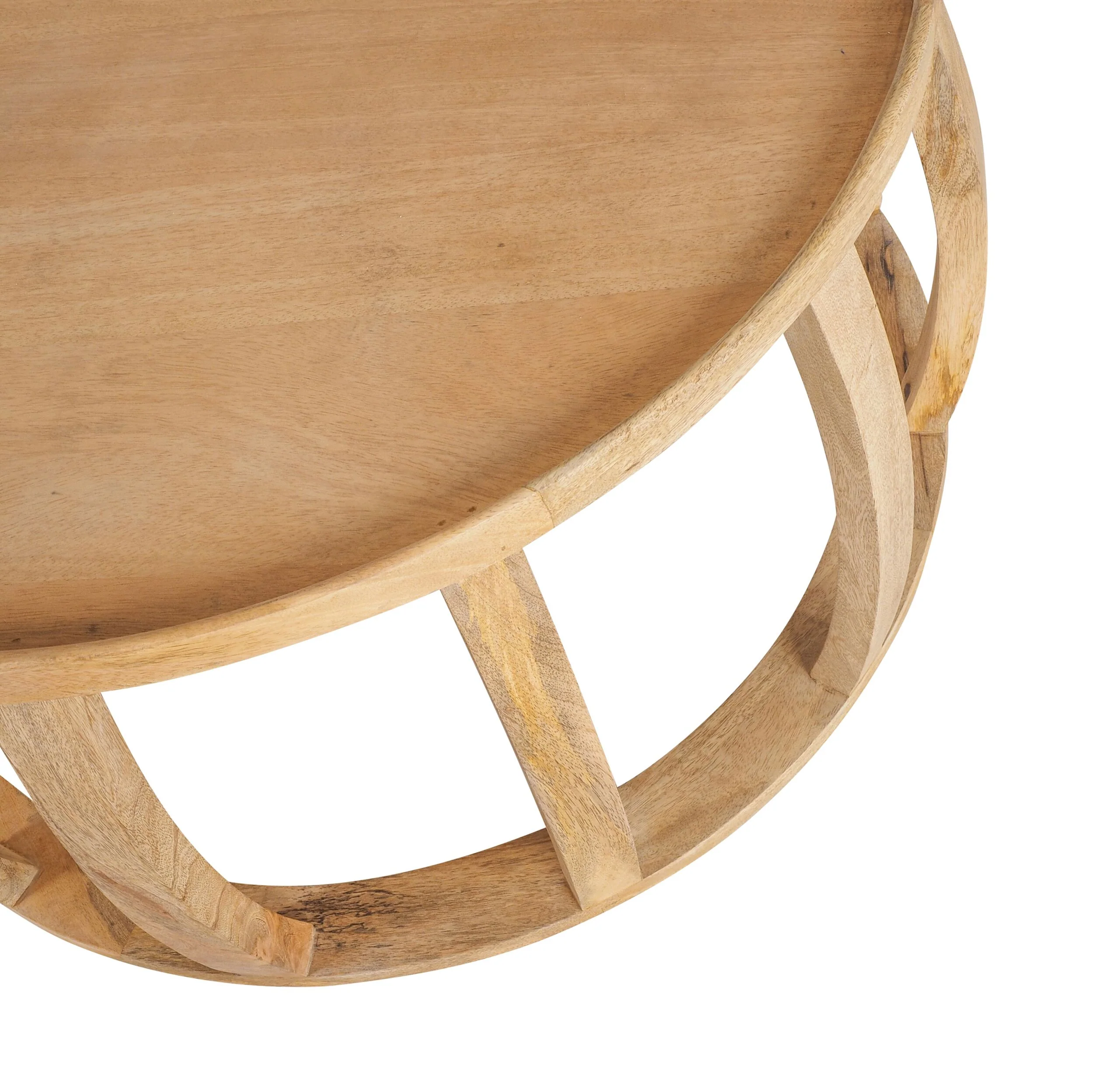 Ink Round Coffee Table Natural - Image 4