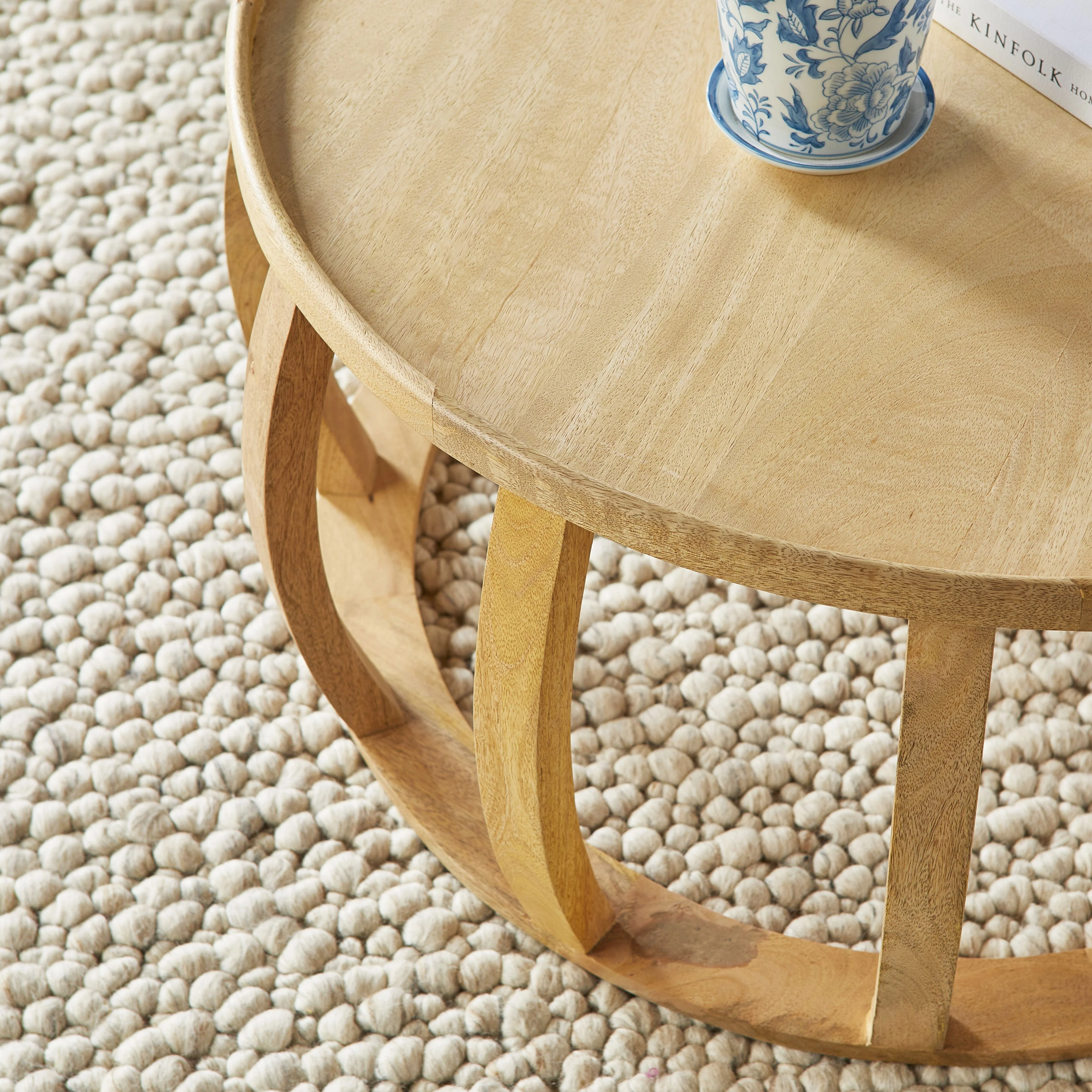 Ink Round Coffee Table Natural - Image 7