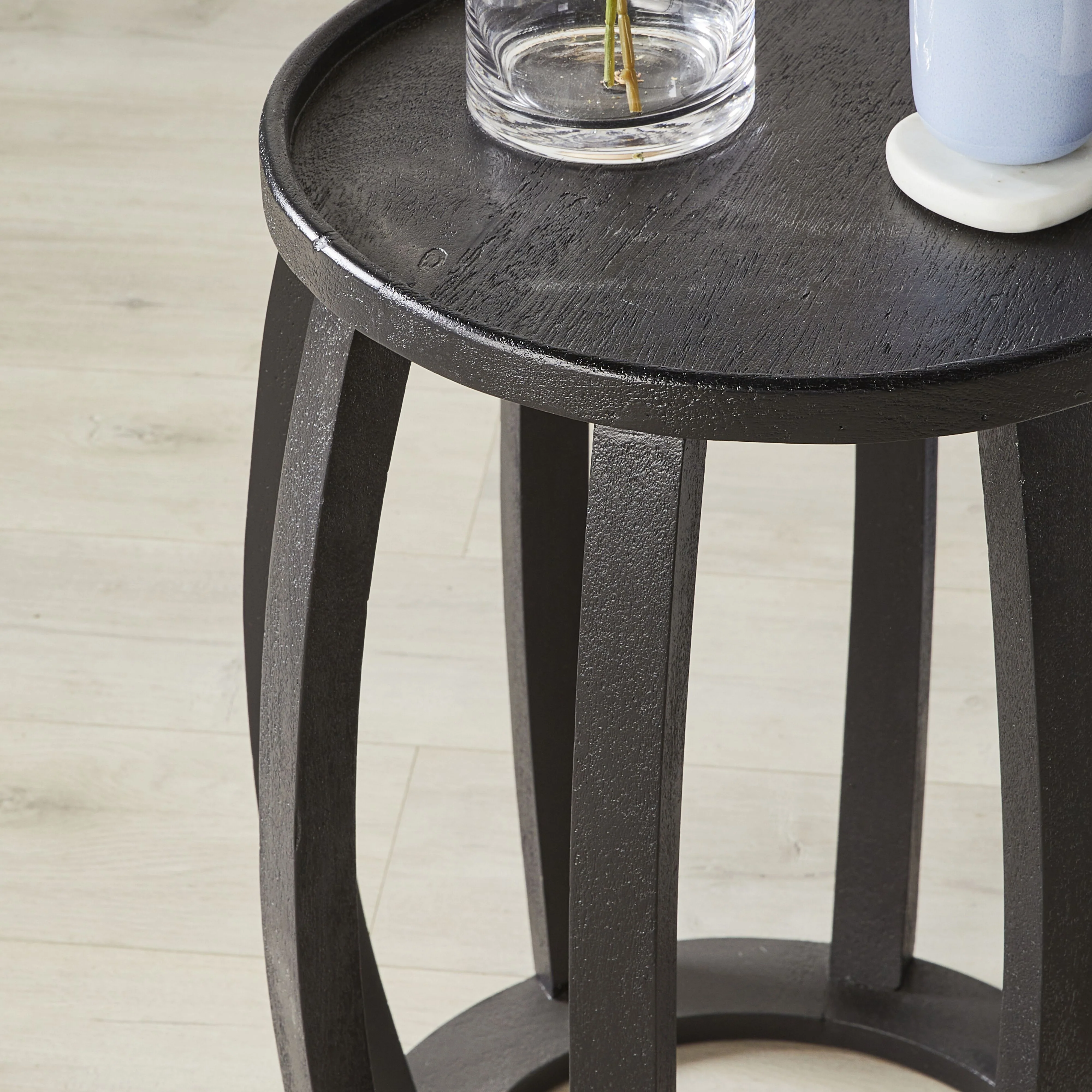 Ink Round Side Table Black - Image 6