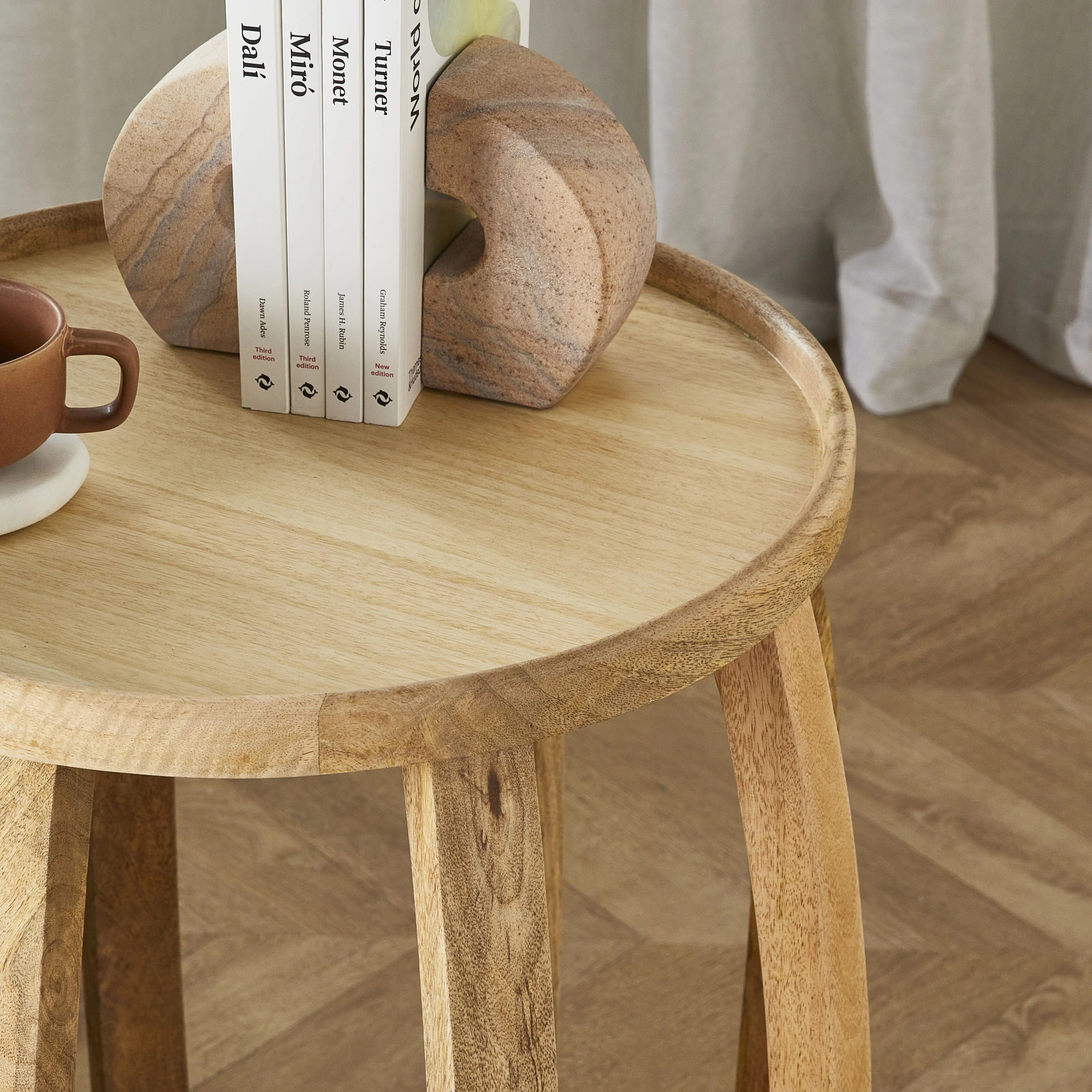 Ink Round Side Table Natural - Image 7