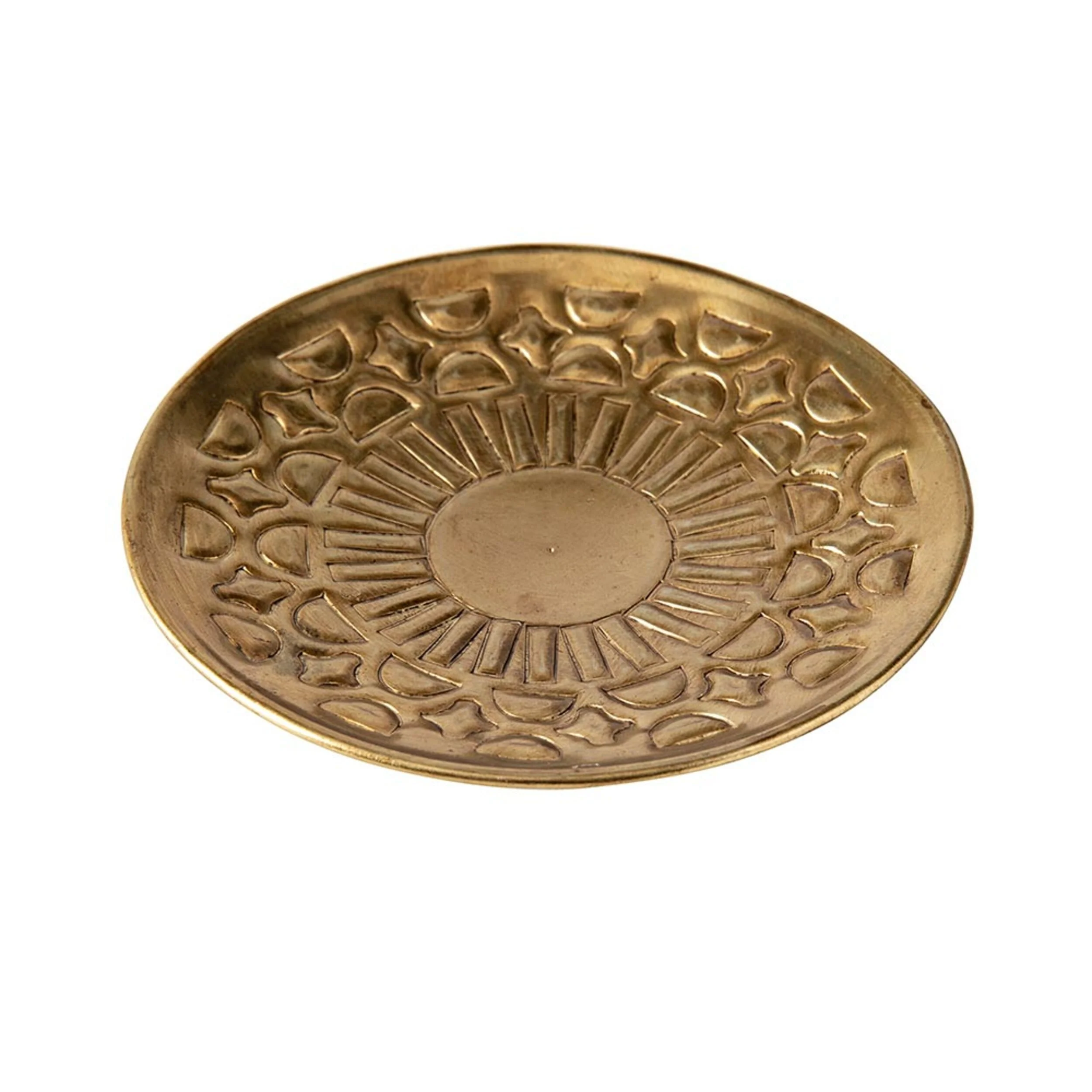 Iron Round Pillar Plate 10x10x2cm - Image 2