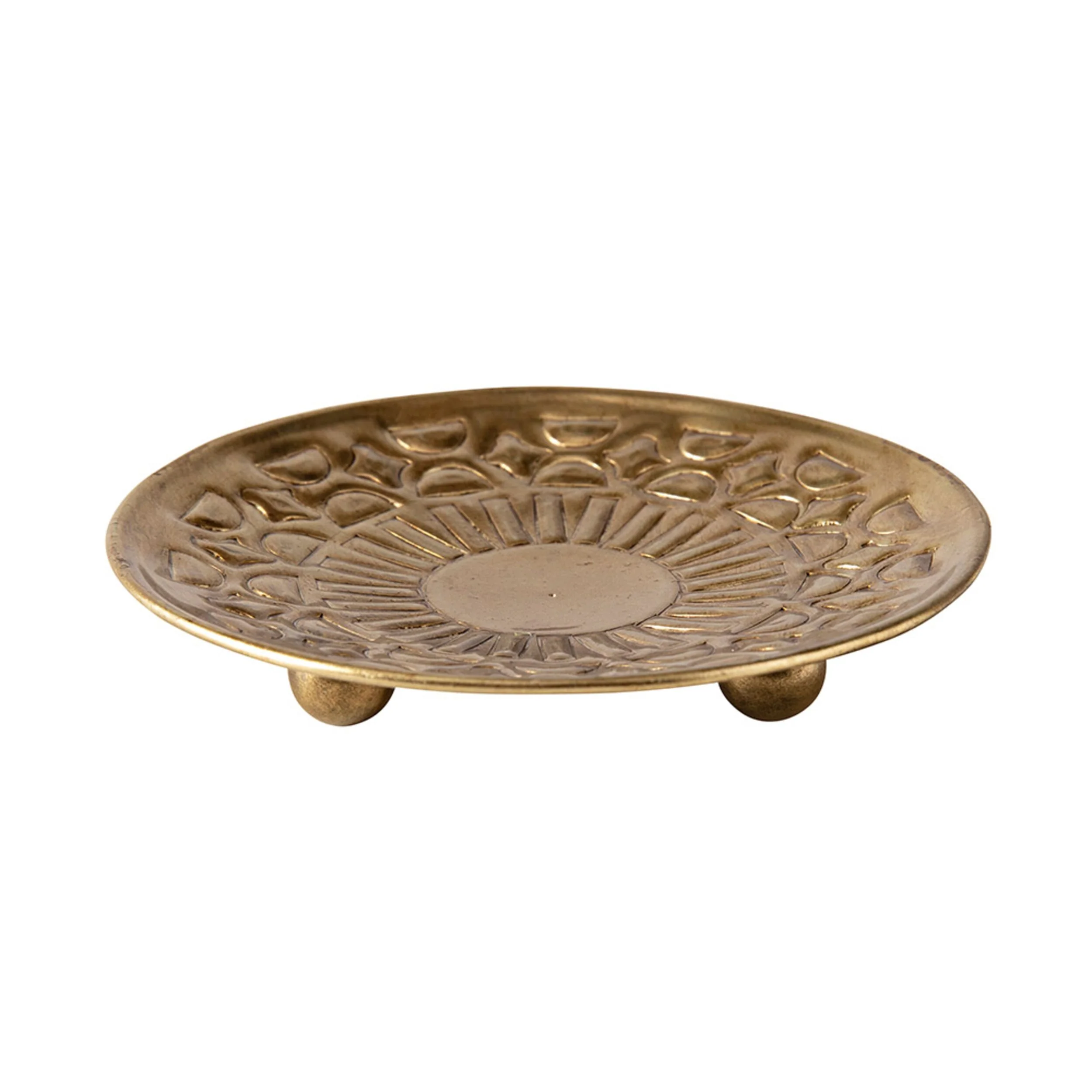 Iron Round Pillar Plate 10x10x2cm - Image 3