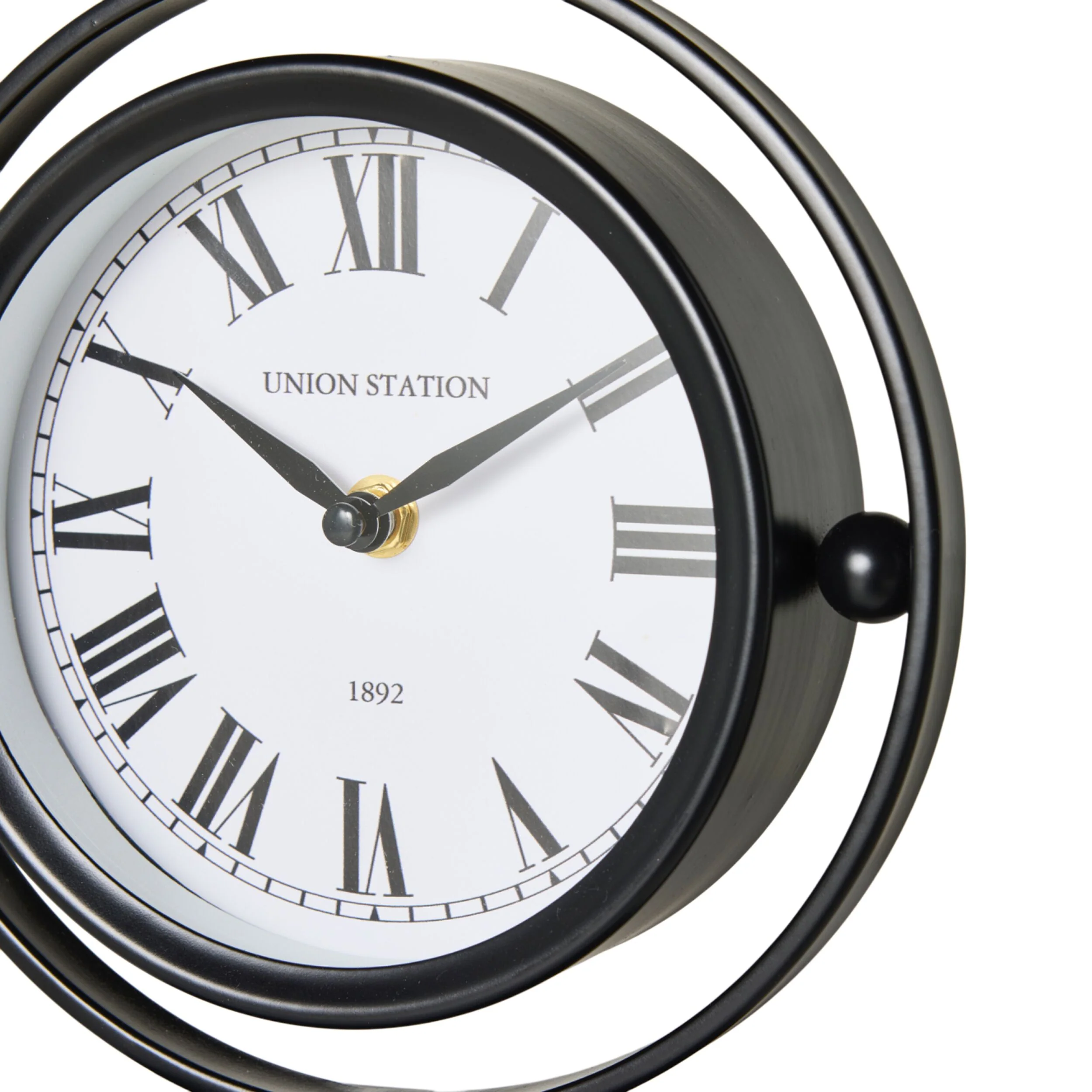 Iron Sphere Mantel Clock 20x8x22.5cm - Image 5