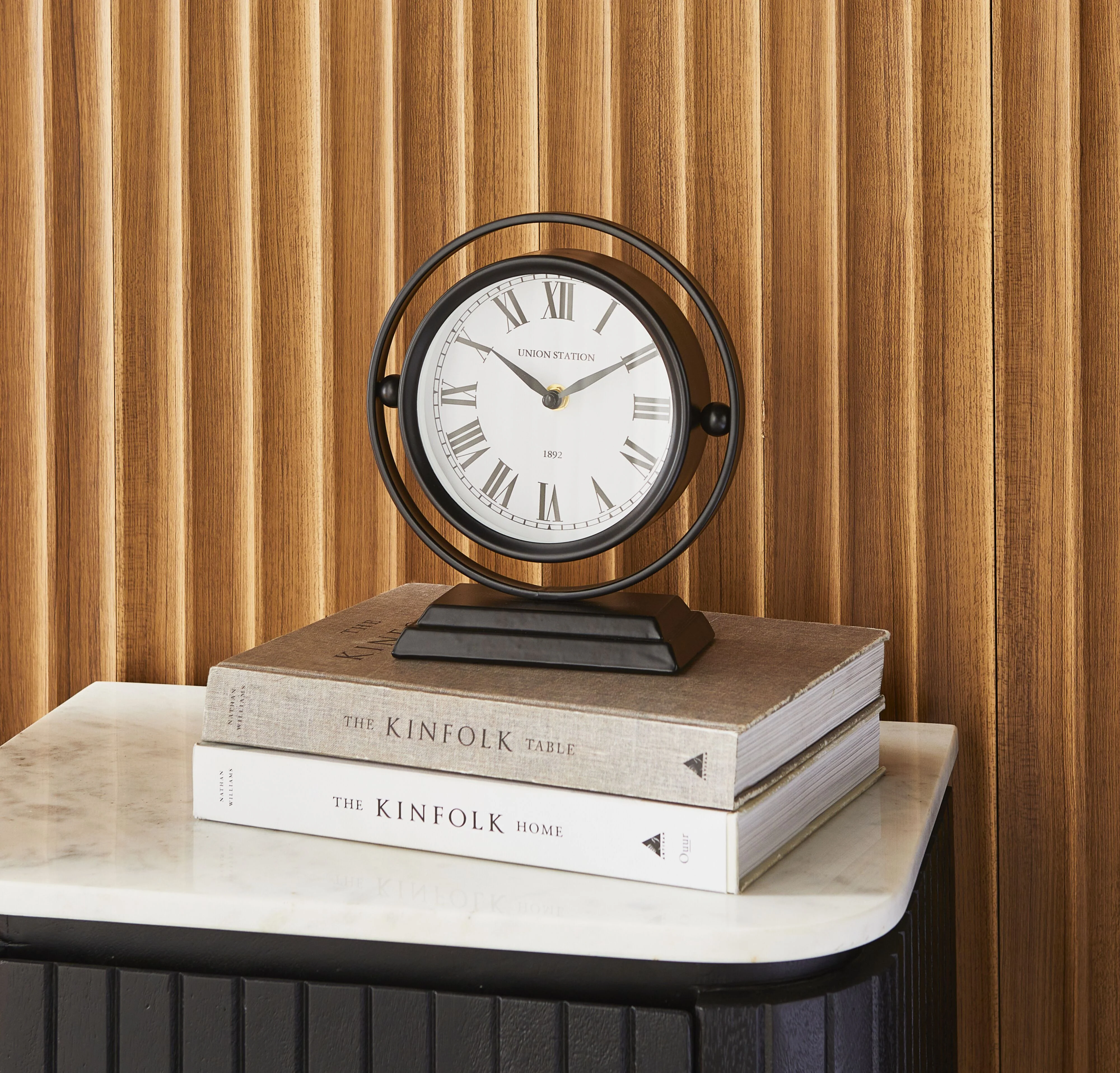 Iron Sphere Mantel Clock 20x8x22.5cm - Image 6