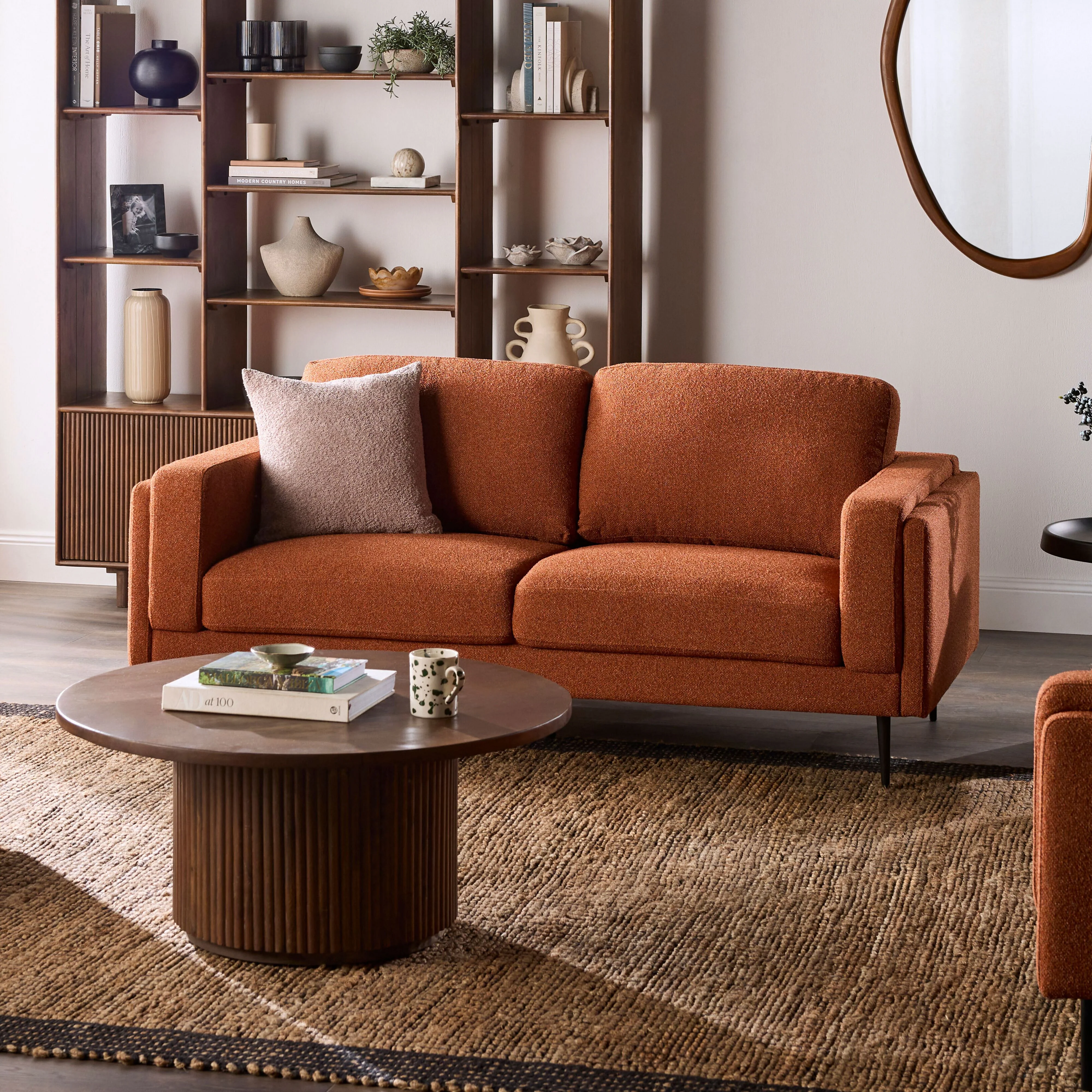 Irvine 2.5 Seater Sofa Ember - Image 8