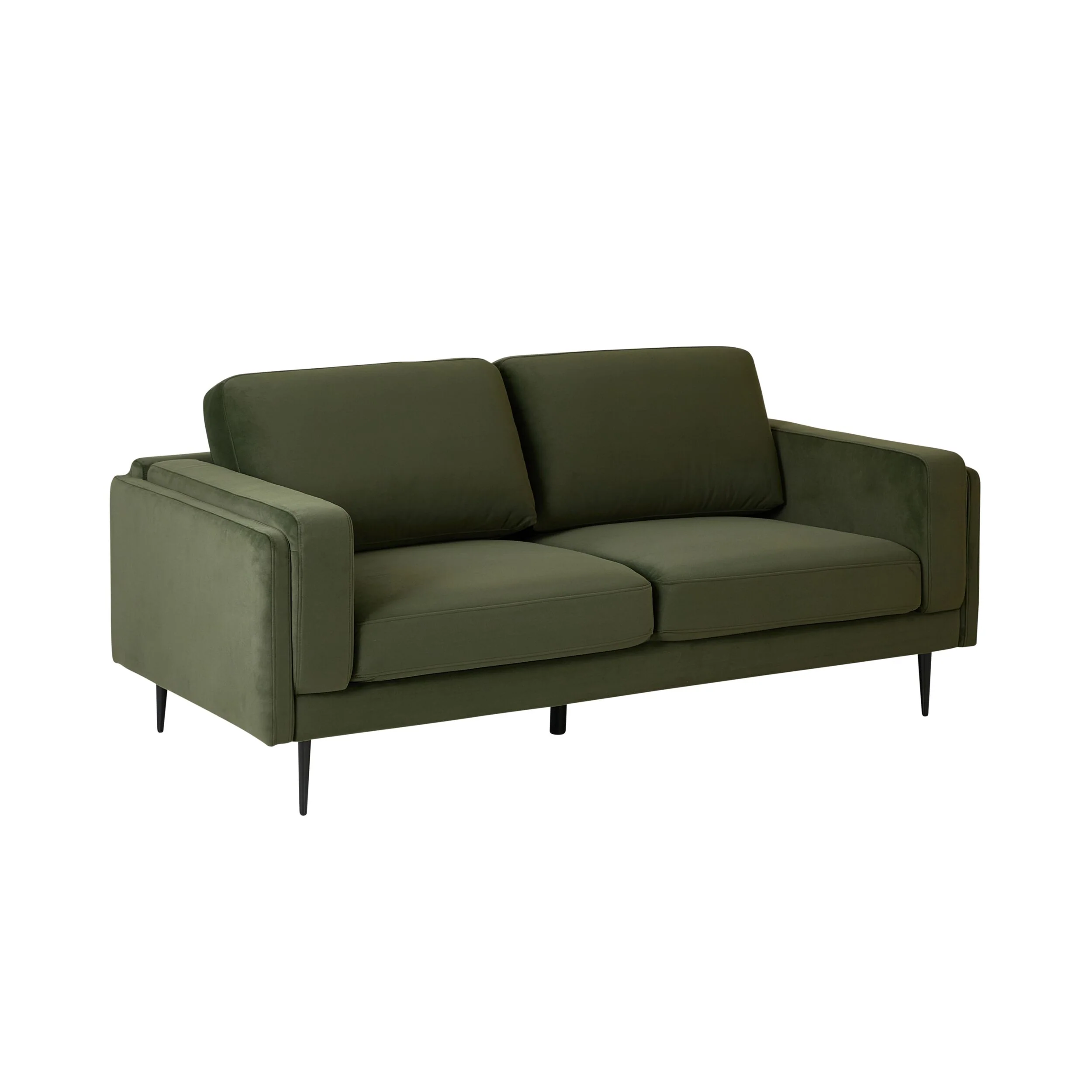 Irvine 2.5 Seater Sofa Velvet Eucalyptus - Image 2