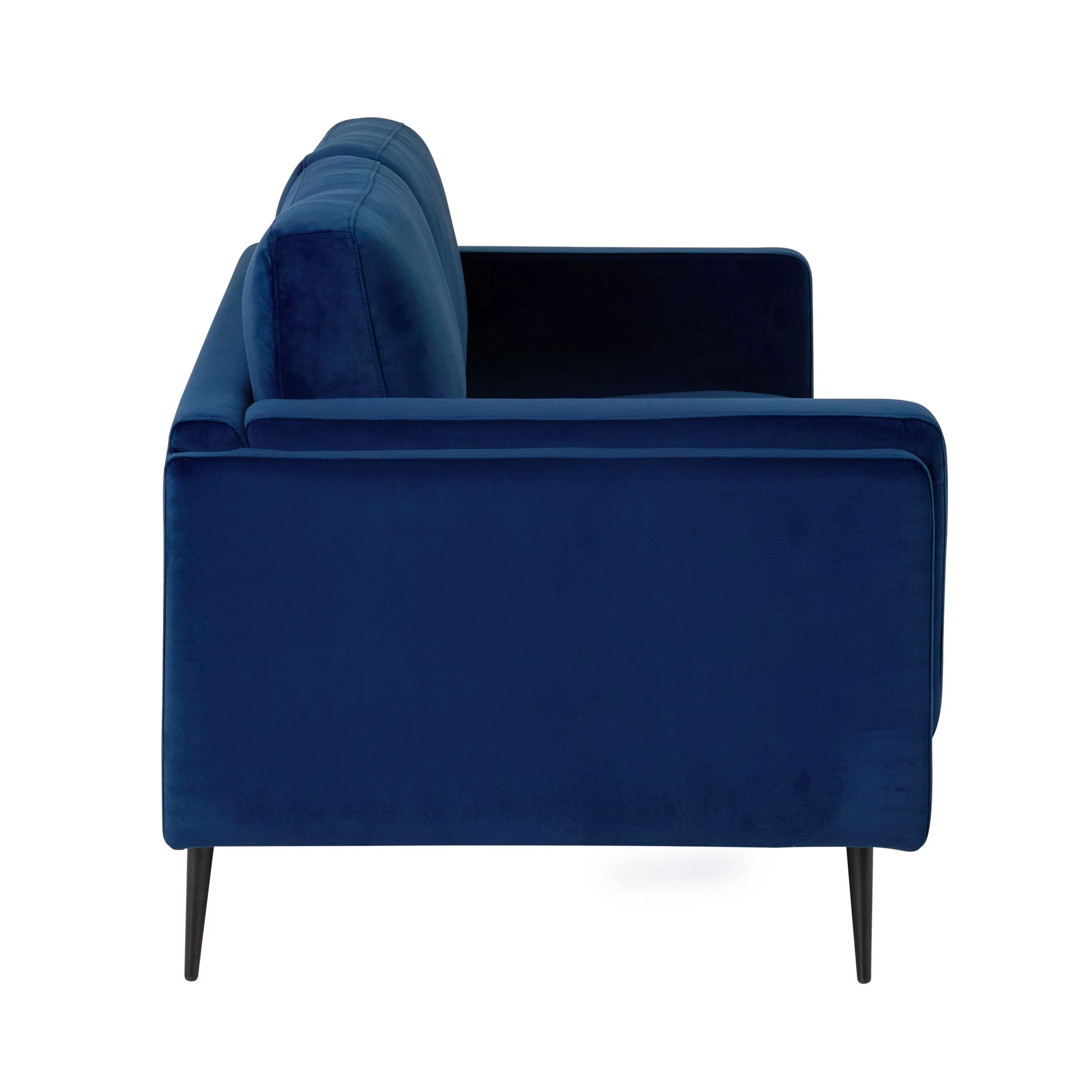 Irvine 2.5 Seater Sofa Velvet Indigo - Image 3