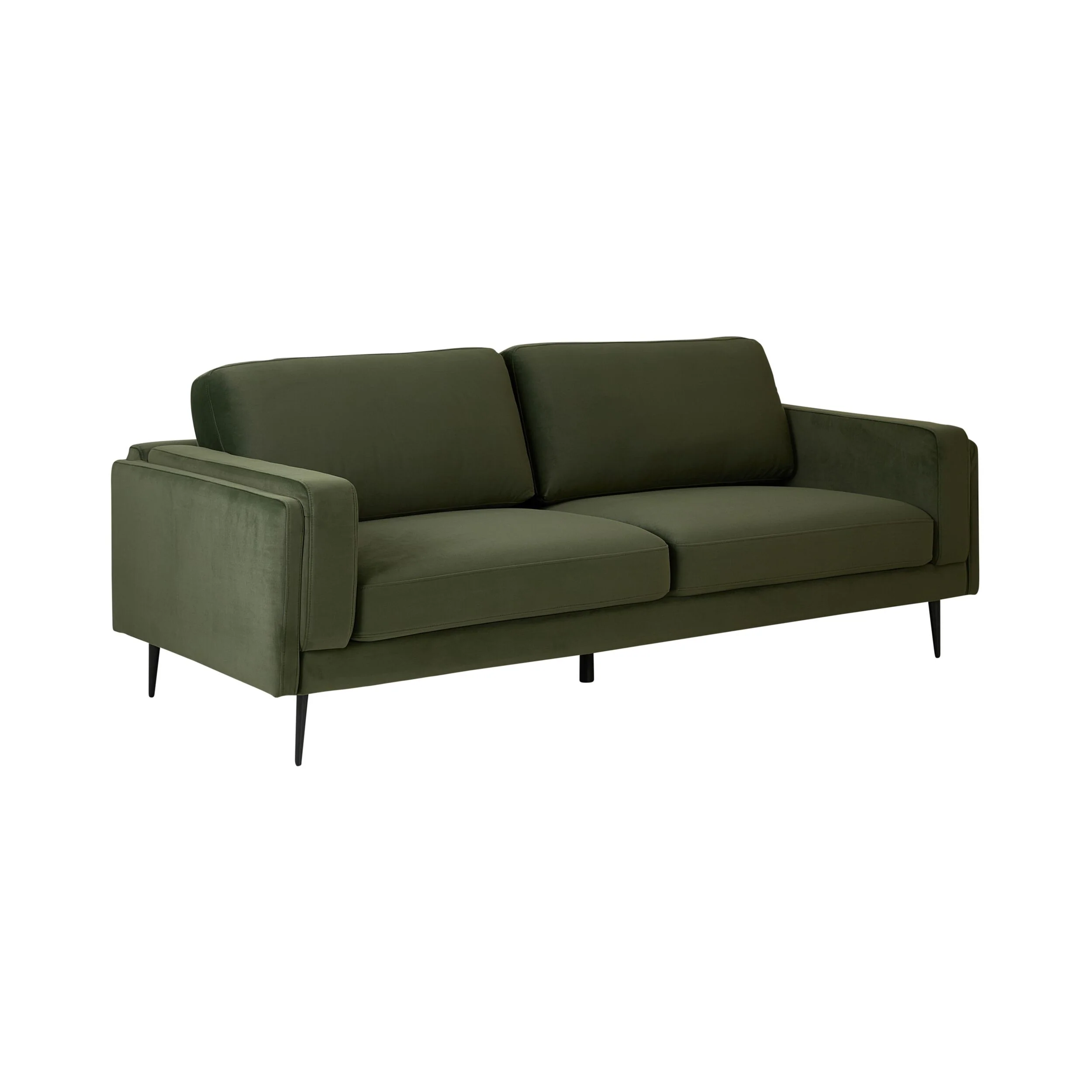 Irvine 3 Seater Sofa Velvet Eucalyptus - Image 2