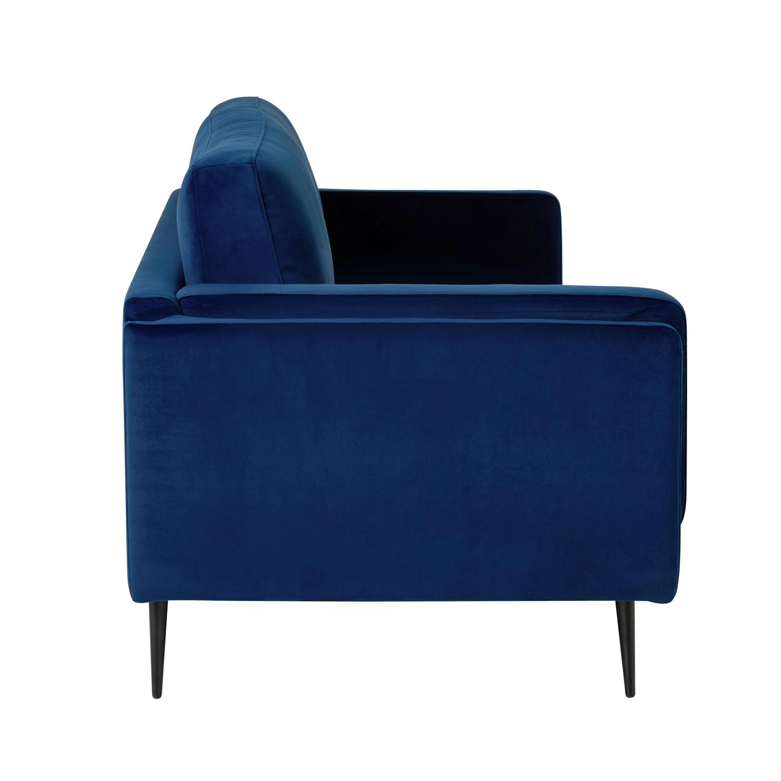 Irvine 3 Seater Sofa Velvet Indigo - Image 3